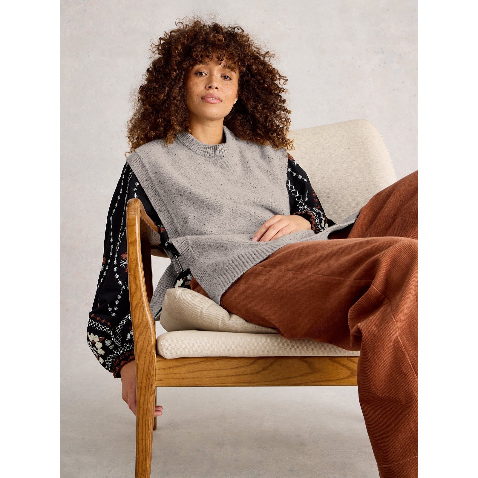 White Stuff Tanya Tabard Poncho