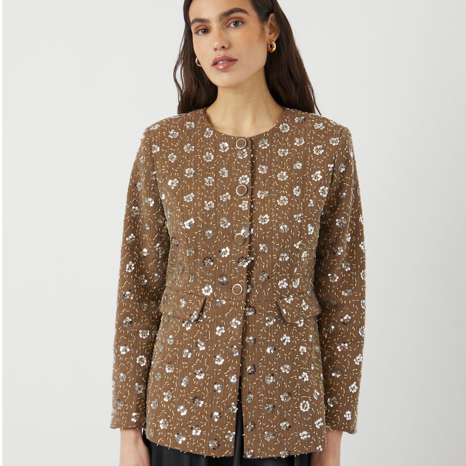 YAS Soller Embellished Blazer Jacket