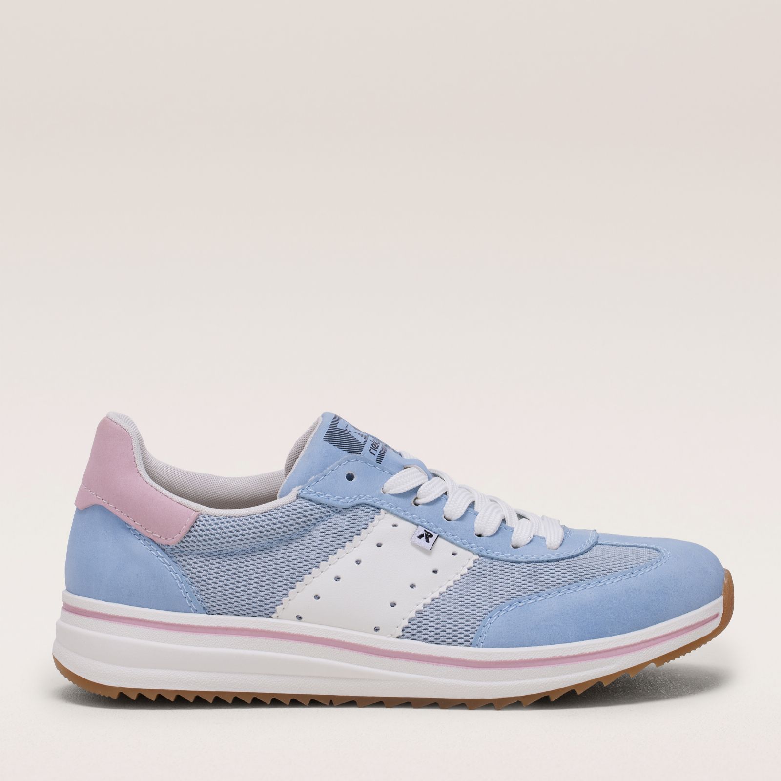 Rieker Leather Lace Up Trainers