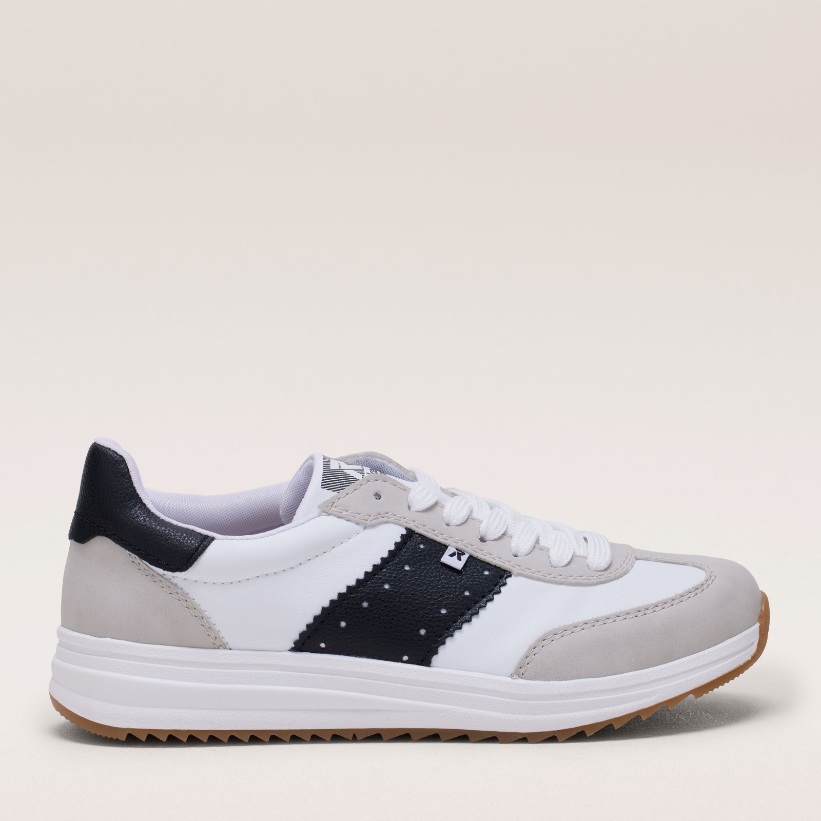 Rieker Leather Lace Up Trainers