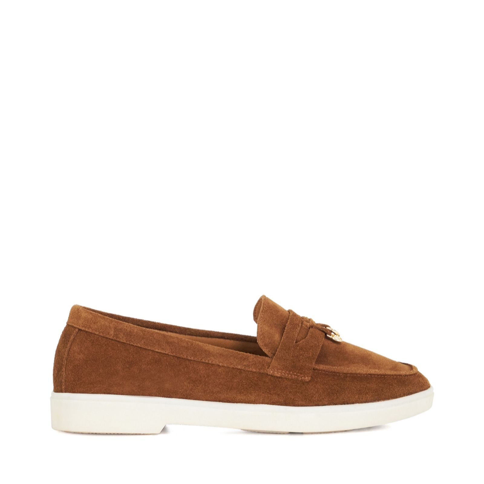 Dune London Grinning Suede Slip On Loafer