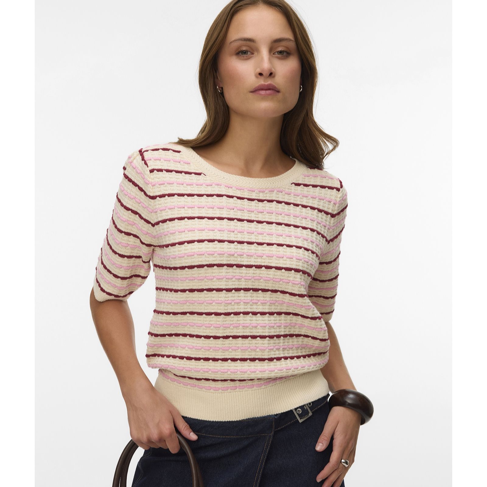 Vero Moda Monica Short Sleeve Knitted Jumper