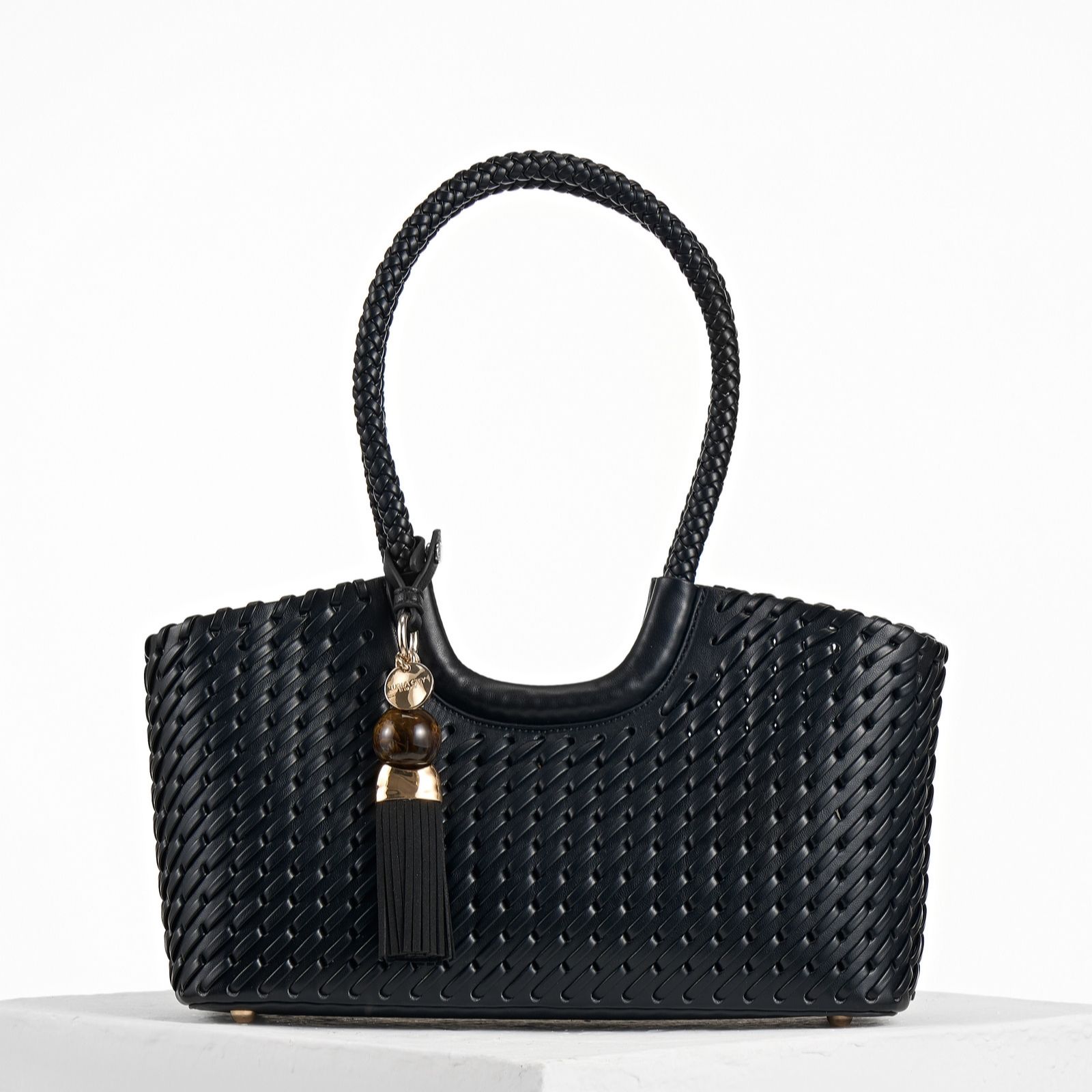 Luella Grey Paige Whipstitch Shoulder Bag