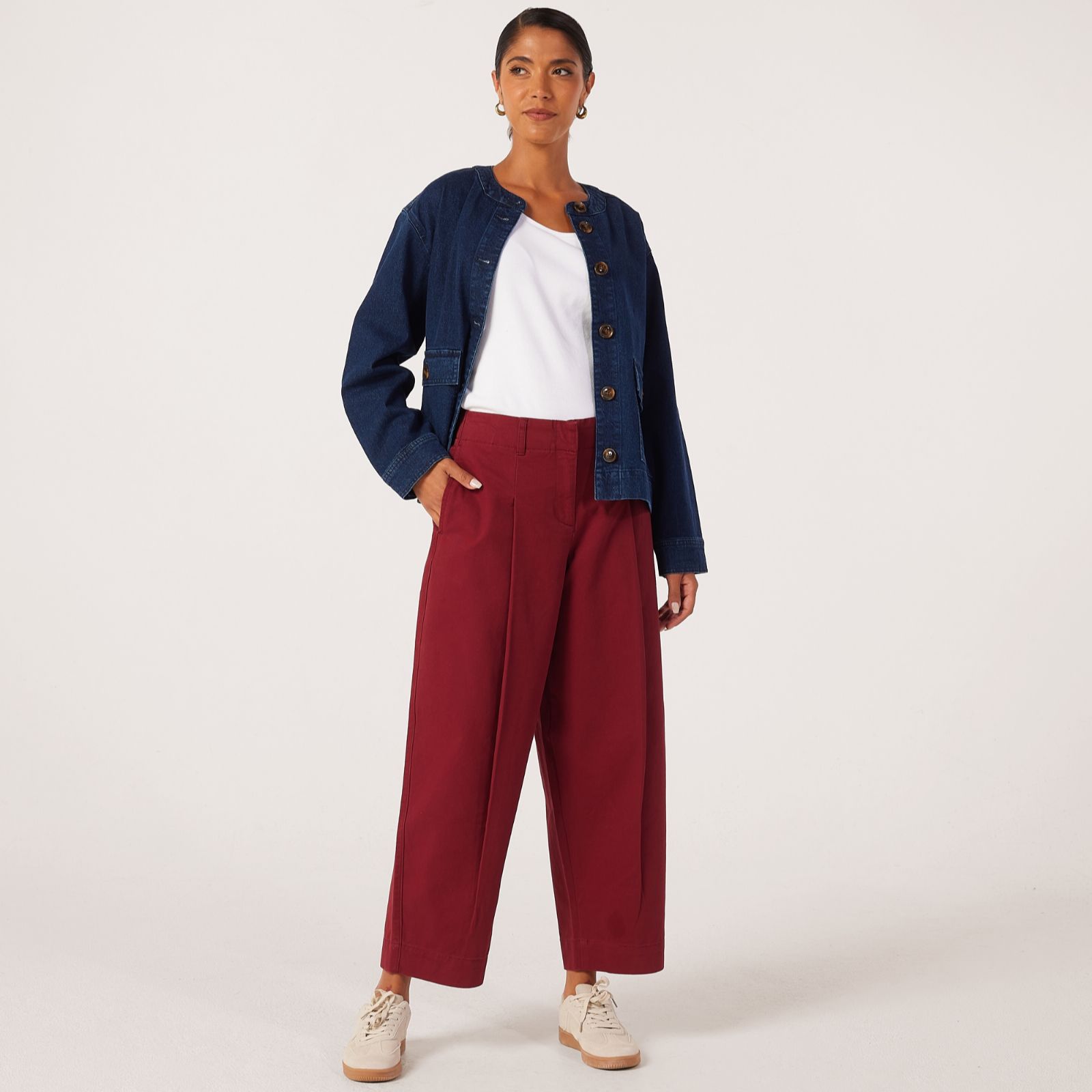 Ben De Lisi Tailored Barrel Leg Trouser Standard