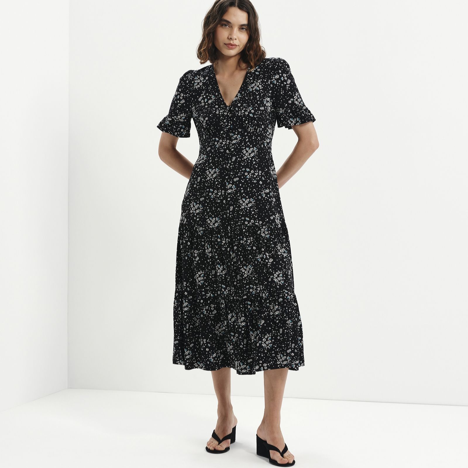 Finery London Sinead Floral Ditsy Printed Dress Standard