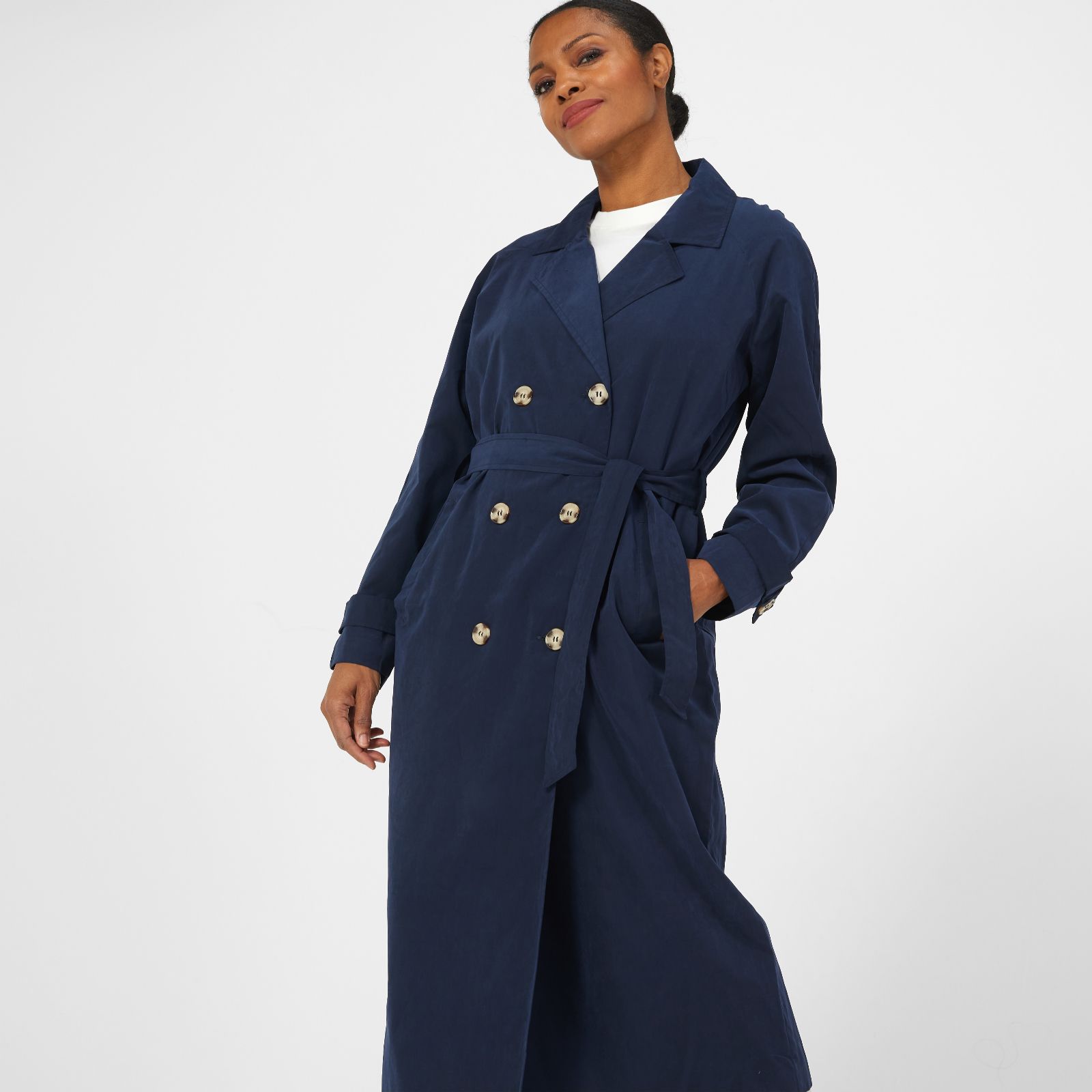 JDY Trench Coat - QVC UK