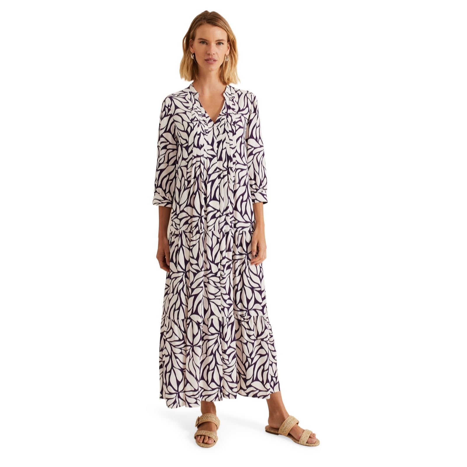 Phase Eight Penele Geo Maxi Dress - QVC UK