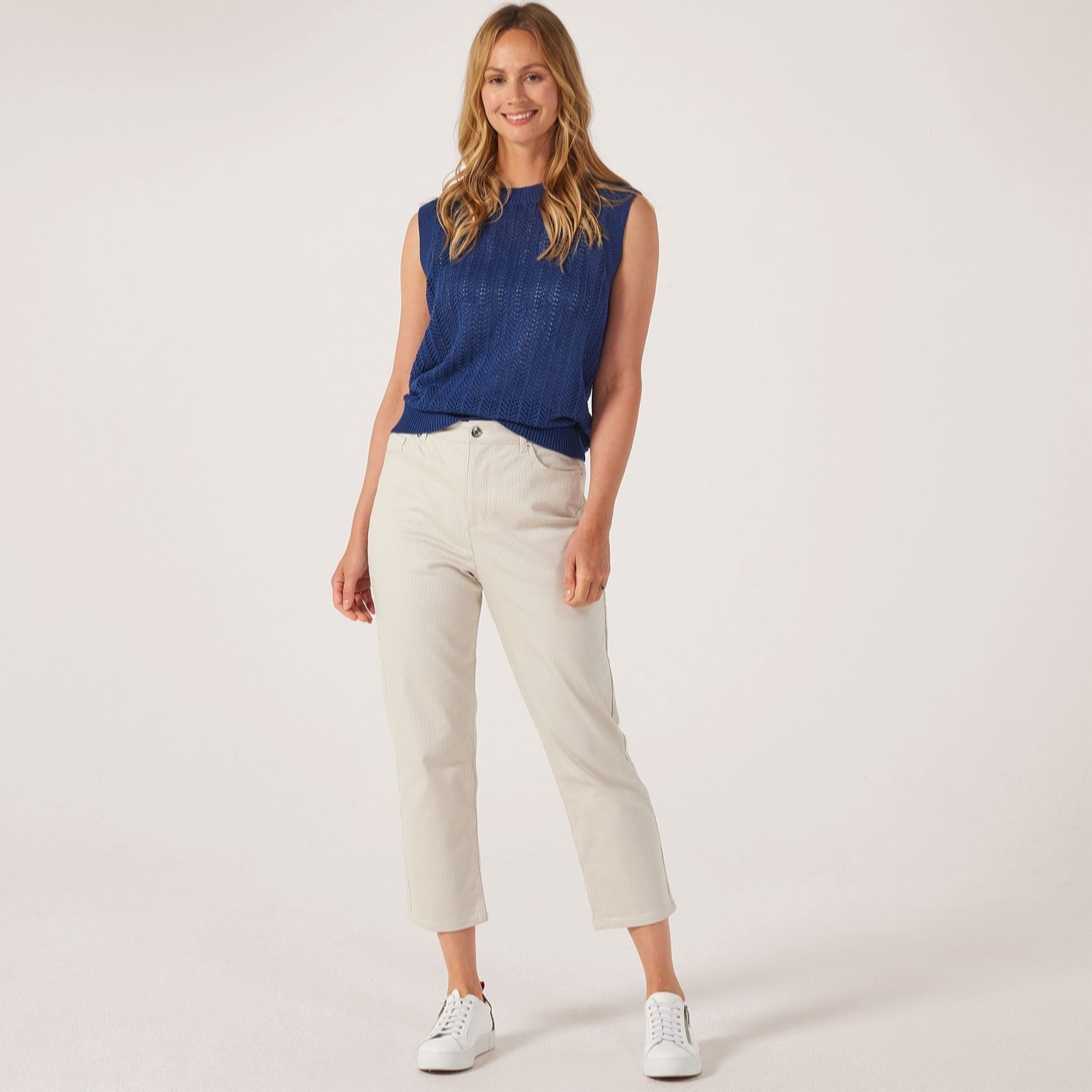 Ruth Langsford Ankle Stripe Jeans Tall