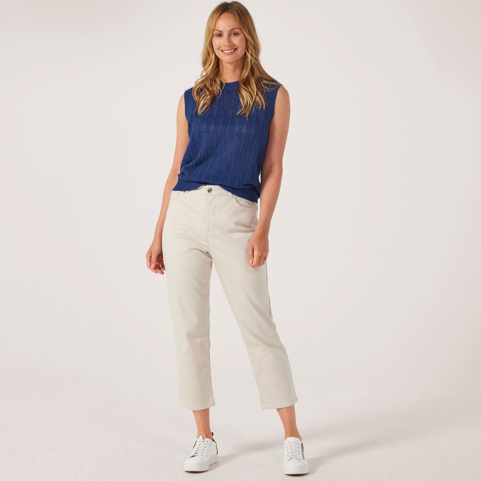 Ruth Langsford Ankle Stripe Jeans Tall