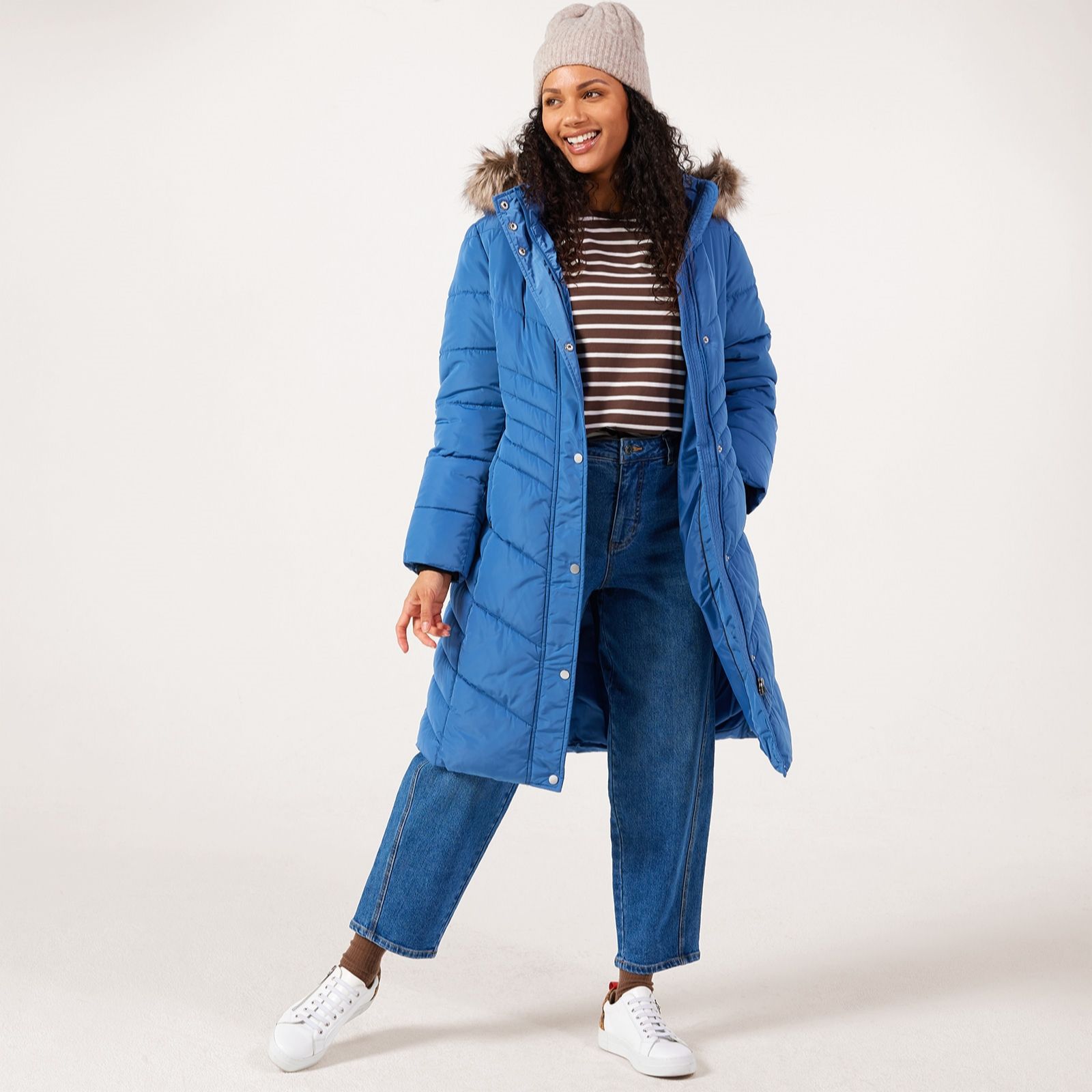 Centigrade Padded Long Coat Petite
