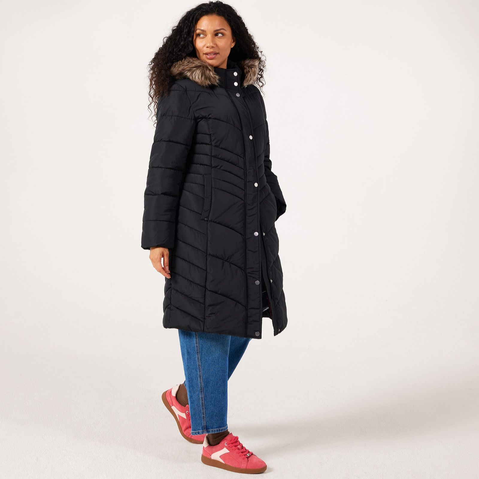 Centigrade Padded Long Coat Petite