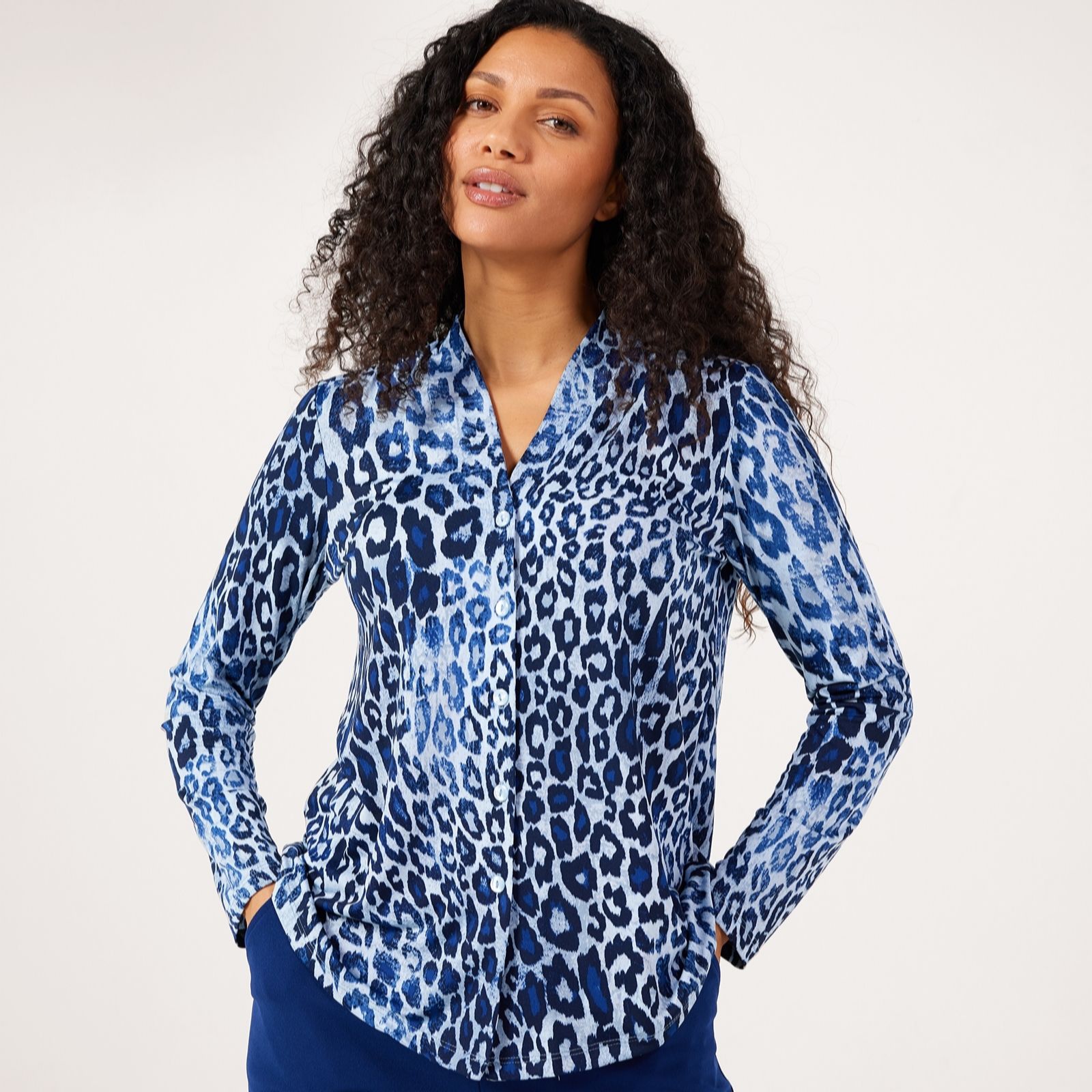 Kim & Co Printed Brazil Jersey Long Sleeve Shirt