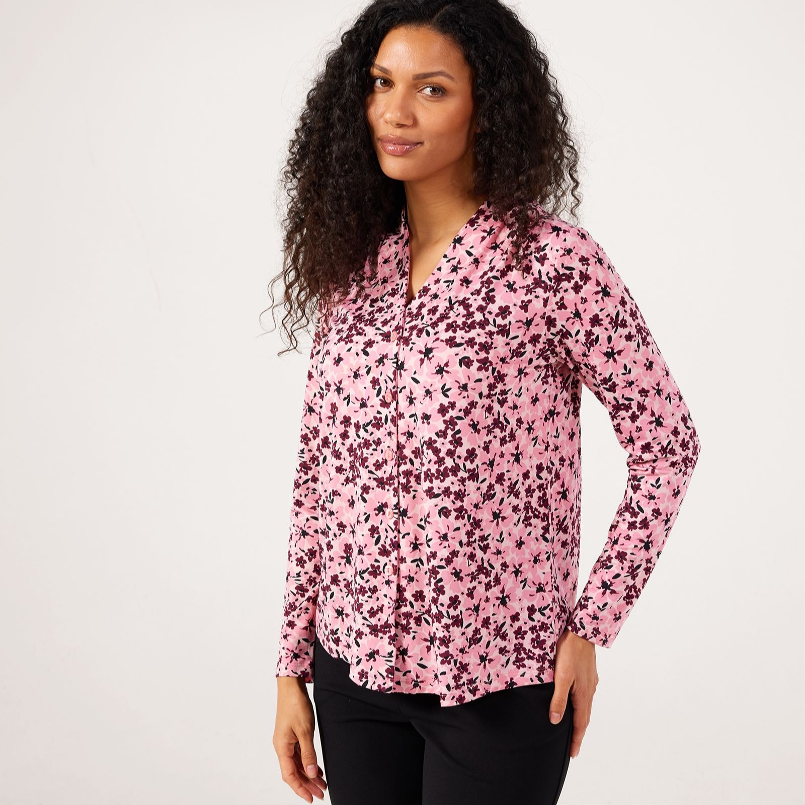 Kim & Co Printed Brazil Jersey Long Sleeve Shirt