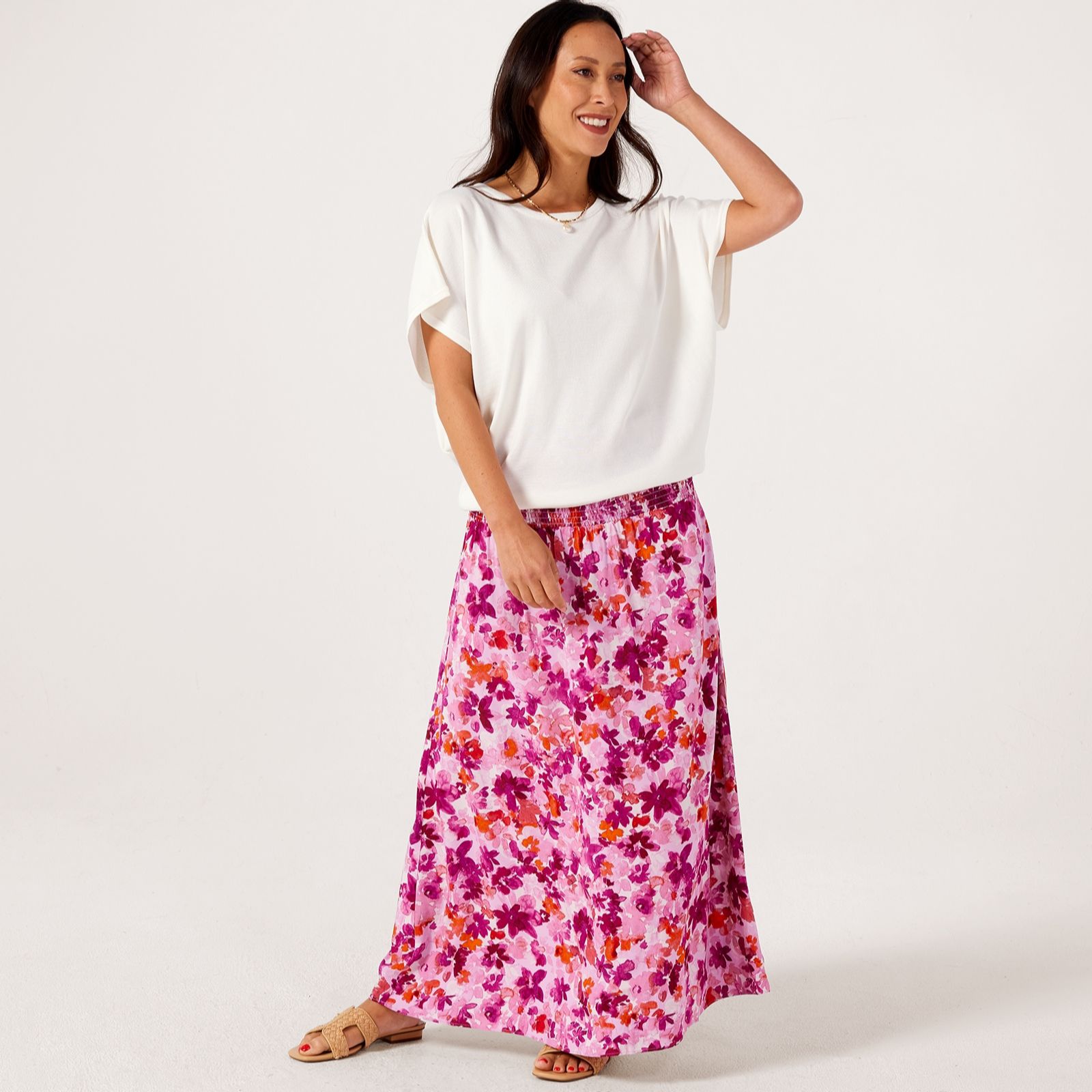 Saint Tropez Gisla Printed Maxi Skirt