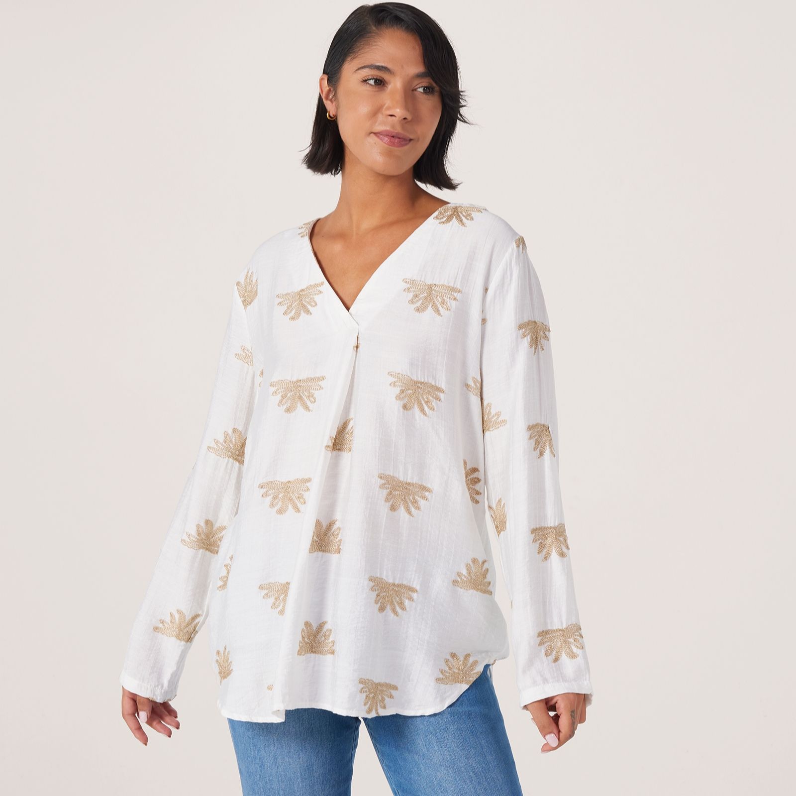 Izabel London Embroidered Shirt