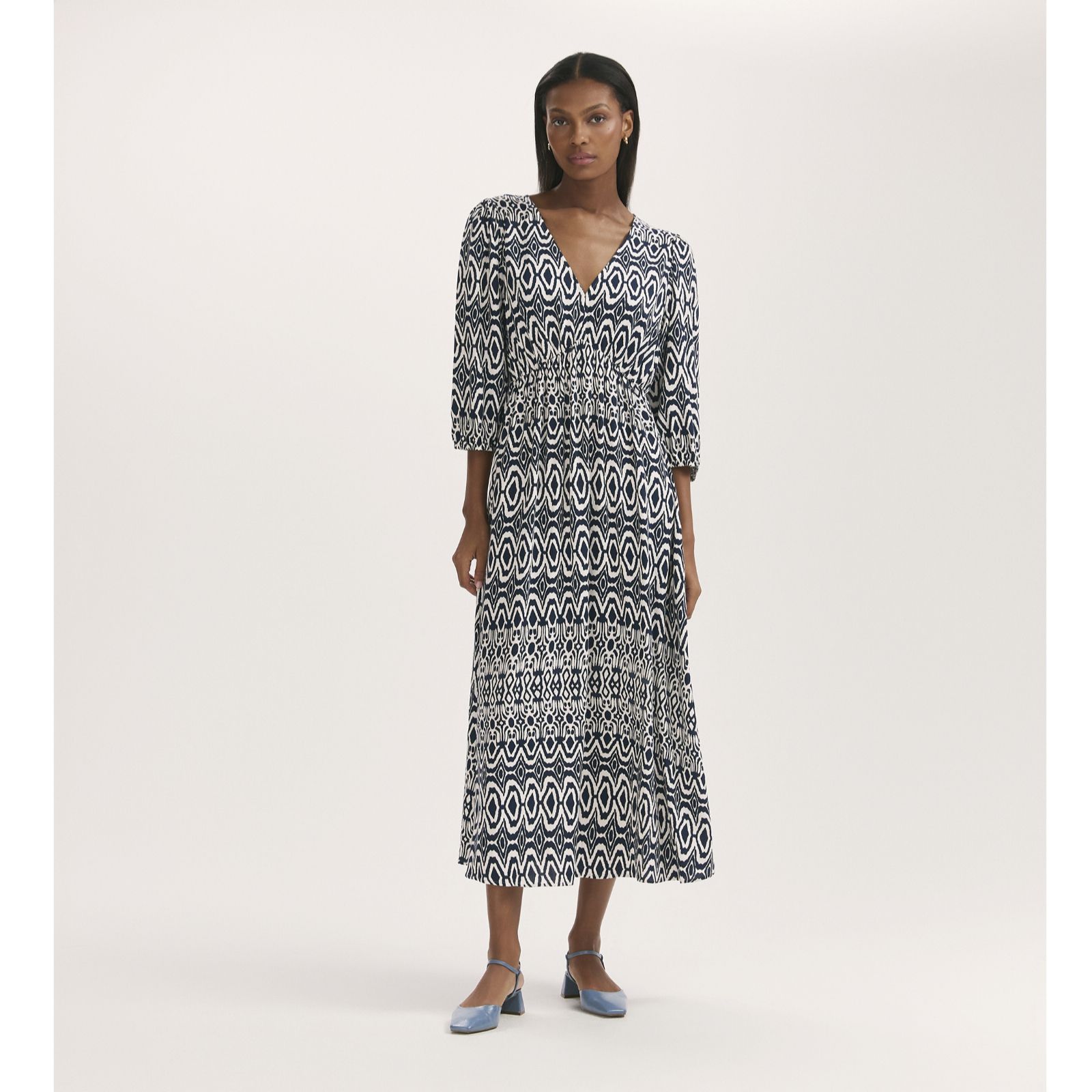 Finery London Serens Tribal Print Dress