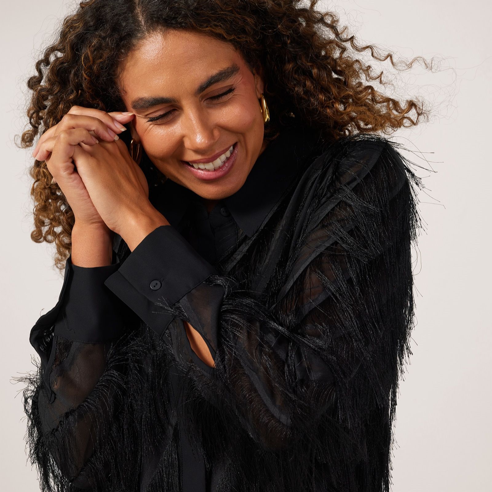 Dannii Minogue Fringe Shirt Petite