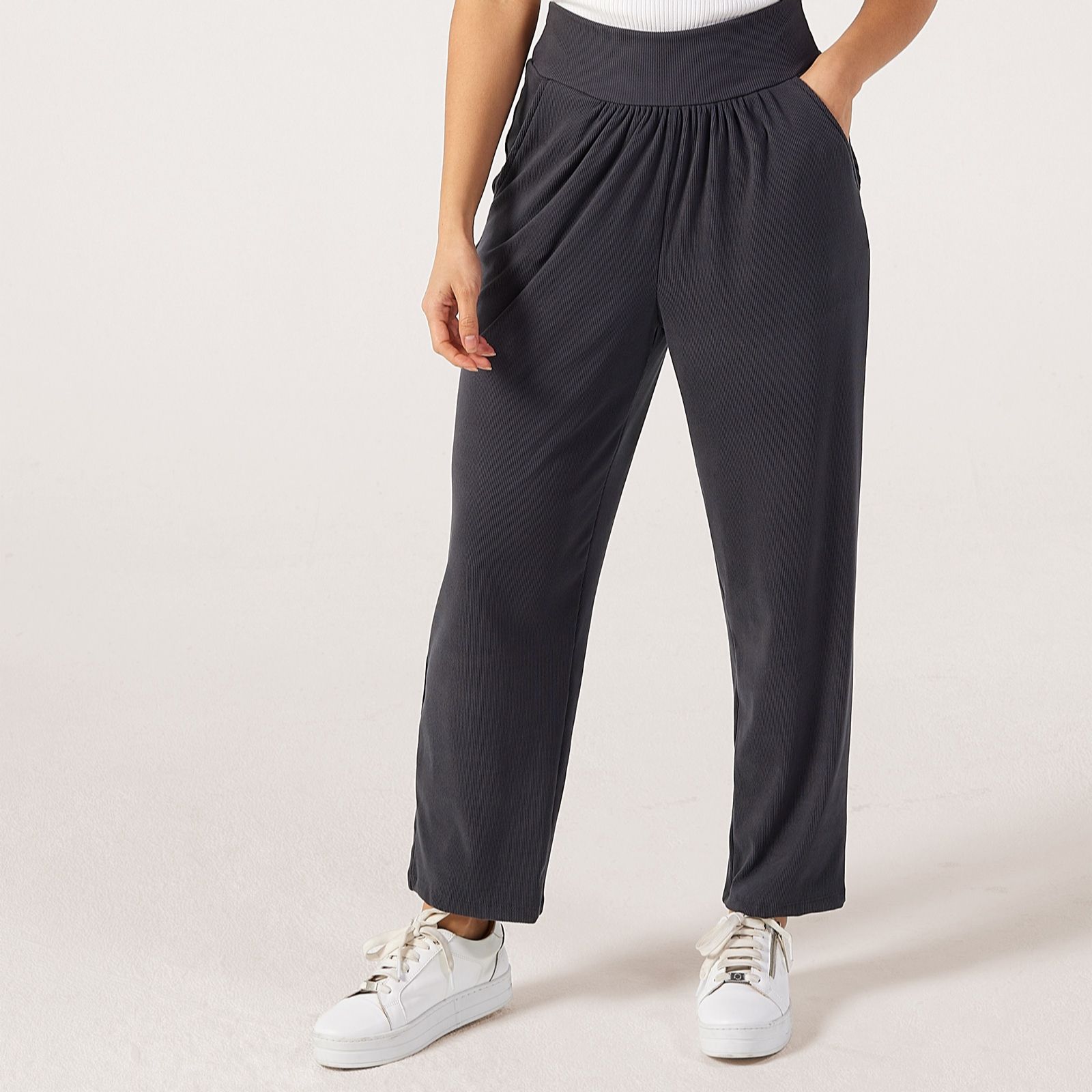 Kim & Co Rib Soft Touch Standard Wellness Trousers