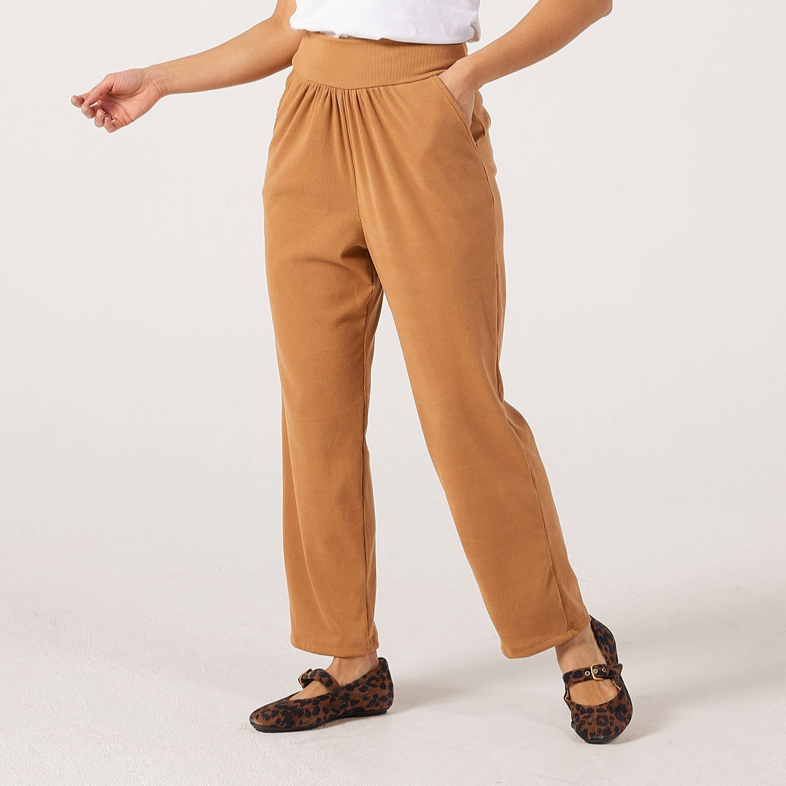 Kim & Co Rib Soft Touch Standard Wellness Trousers