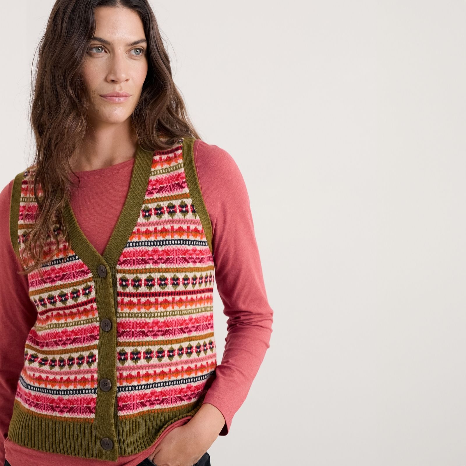 Seasalt Cornwall Percella Cove Waistcoat Vest