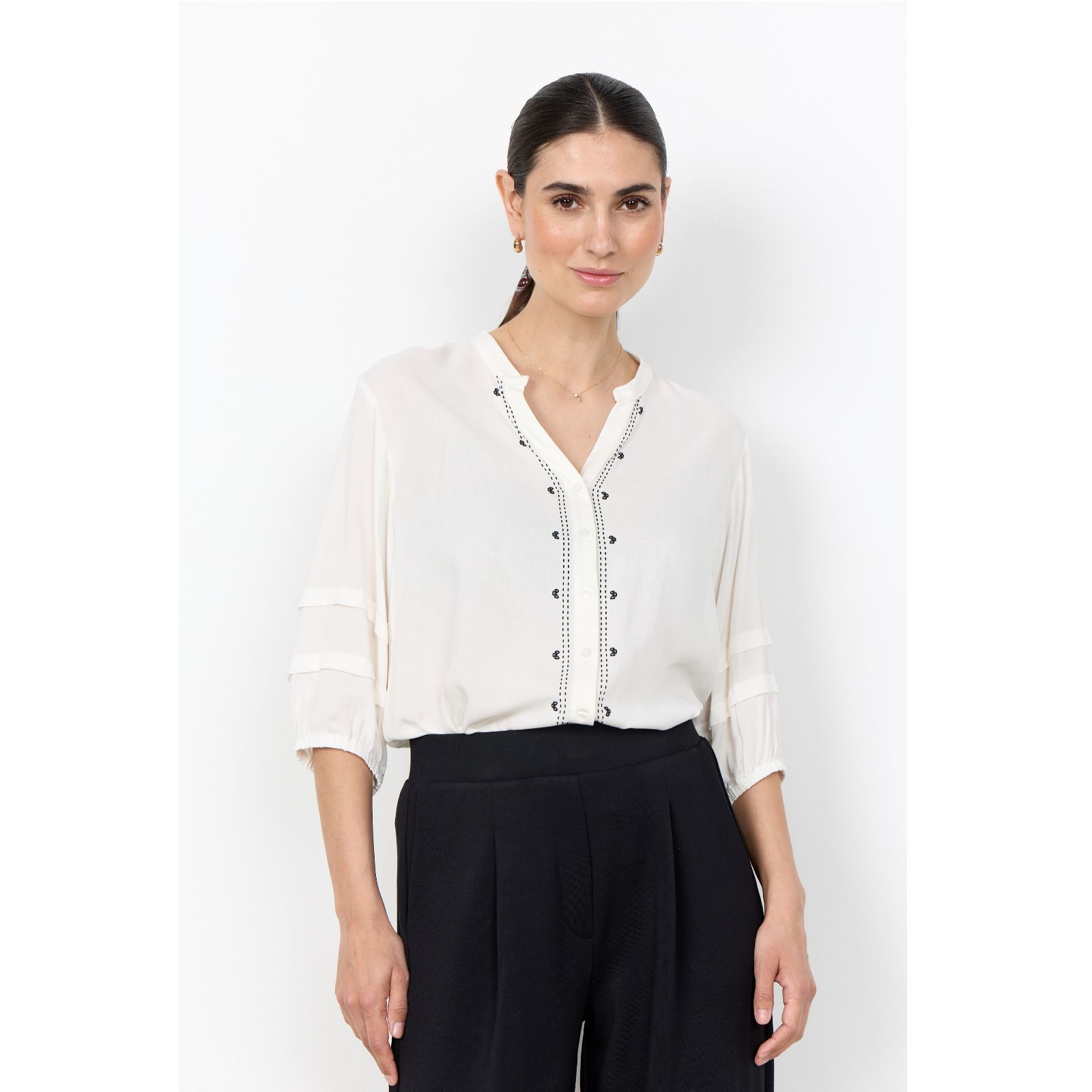 SOYACONCEPT Radia Embroidered Blouse