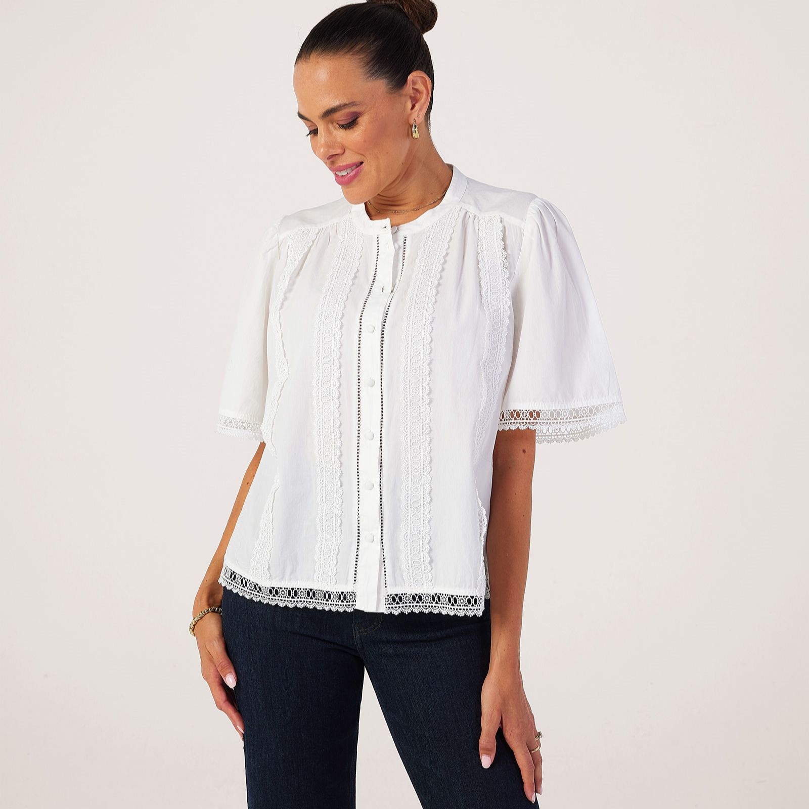YAS Gunio Lace Detail Jumper