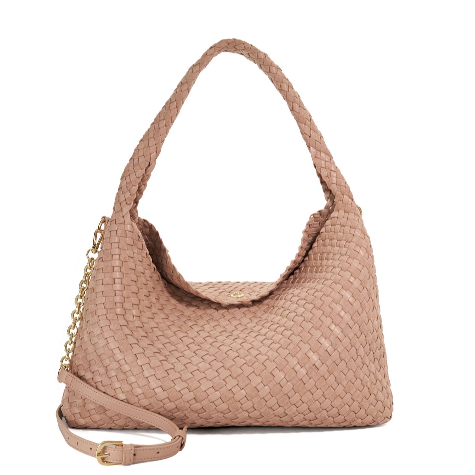 Dune Deliberate L Woven Shoulder Bag