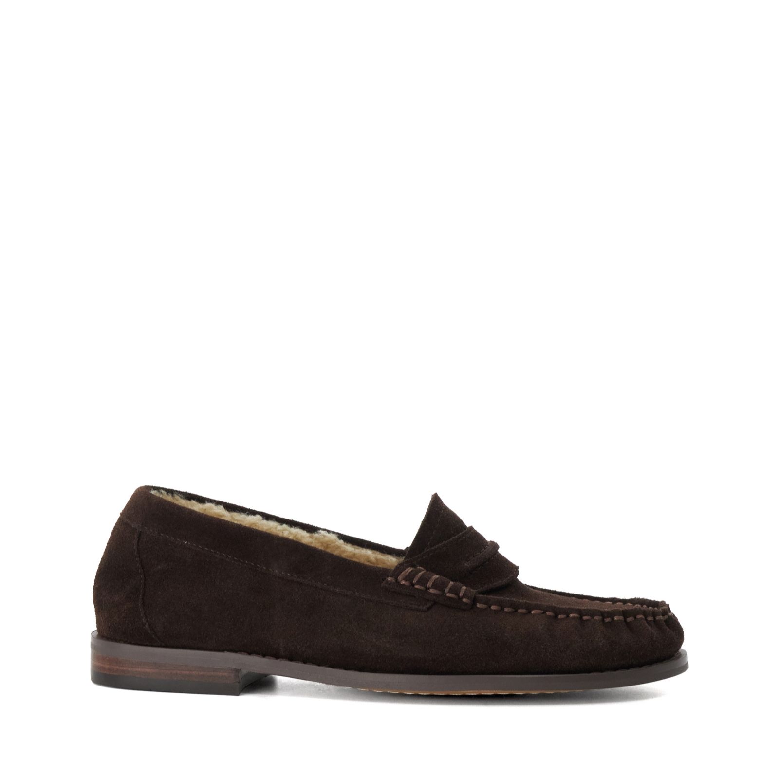 Dune London Sherpa Lined Genuinee Loafer