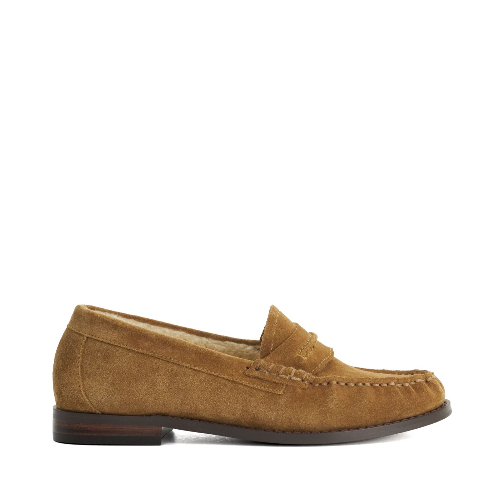 Dune London Sherpa Lined Genuinee Loafer