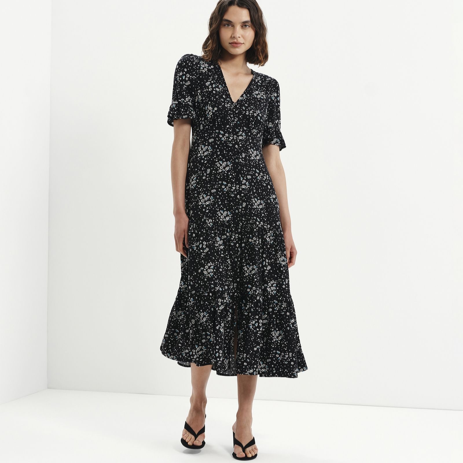 Finery London Sinead Floral Ditsy Printed Dress Petite