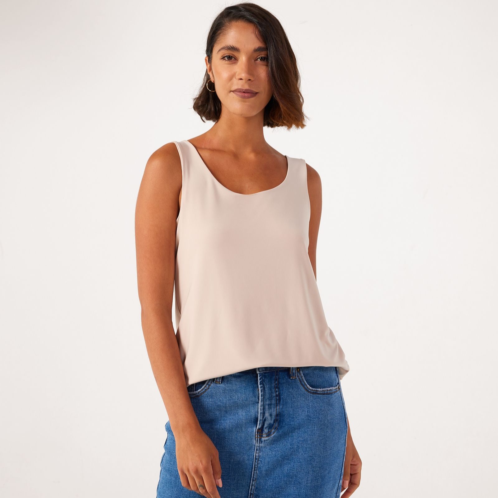 Kim & Co Deluxe Brazil Jersey Doubled Strappy Top