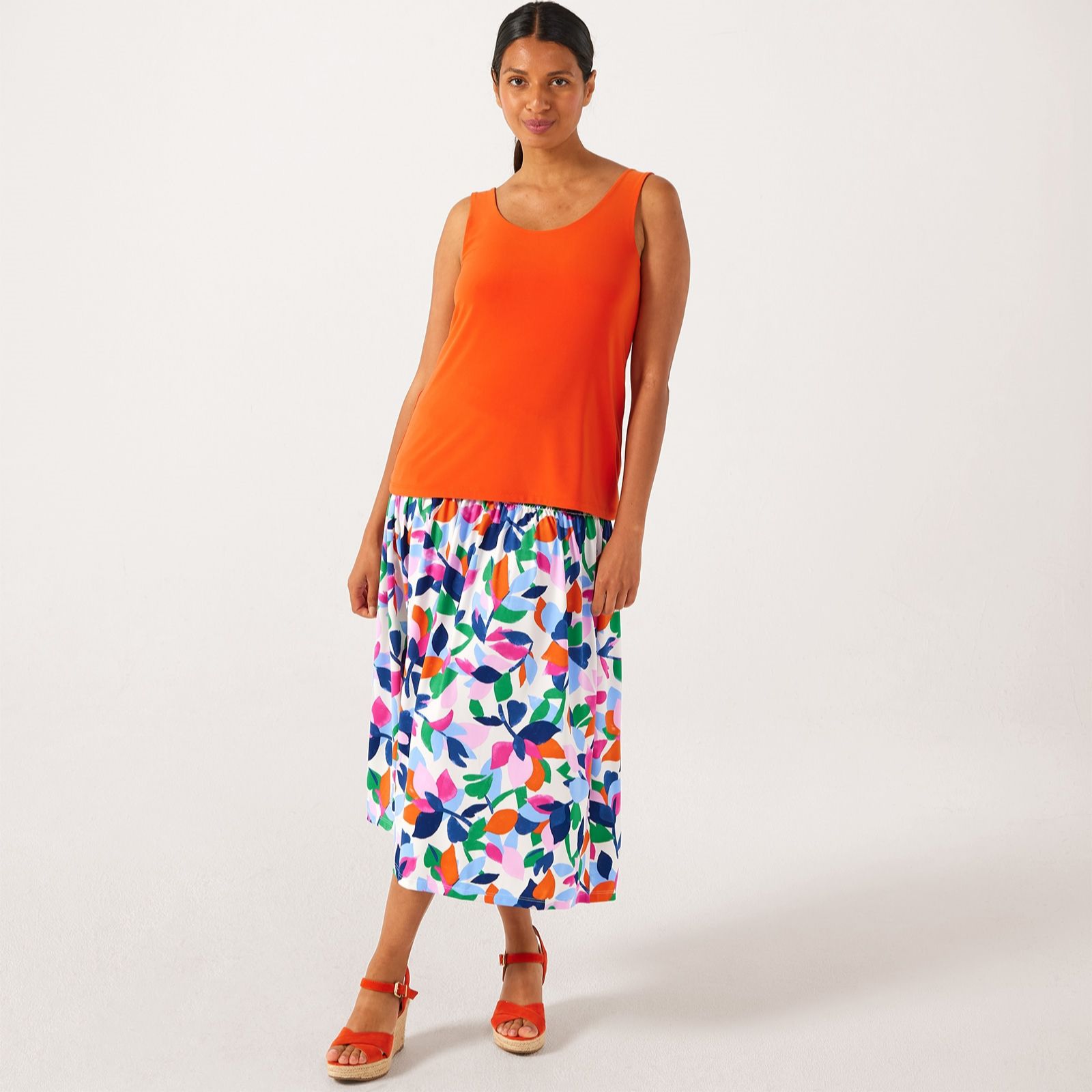 Kim & Co Deluxe Brazil Jersey Doubled Strappy Top