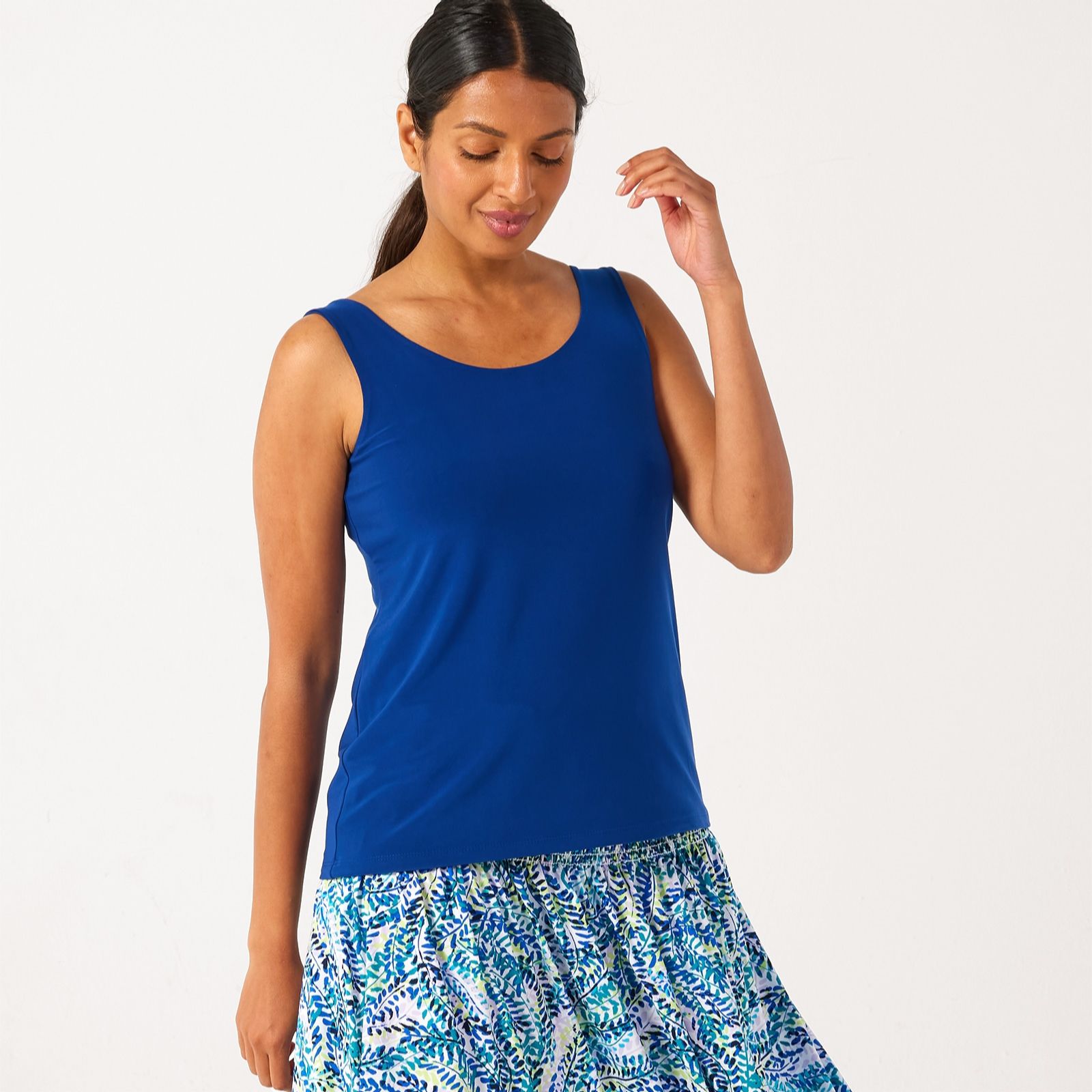 Kim & Co Deluxe Brazil Jersey Doubled Strappy Top