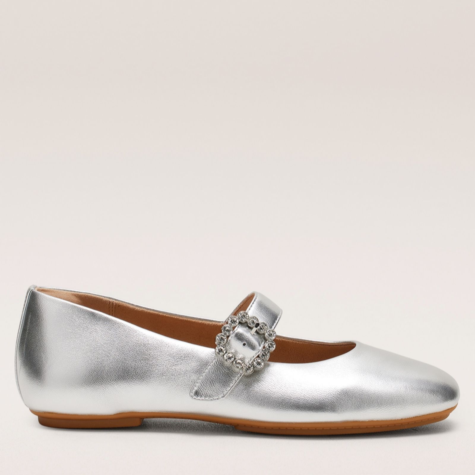 FitFlop Delicato Crystal Buckle Leather Mary Janes