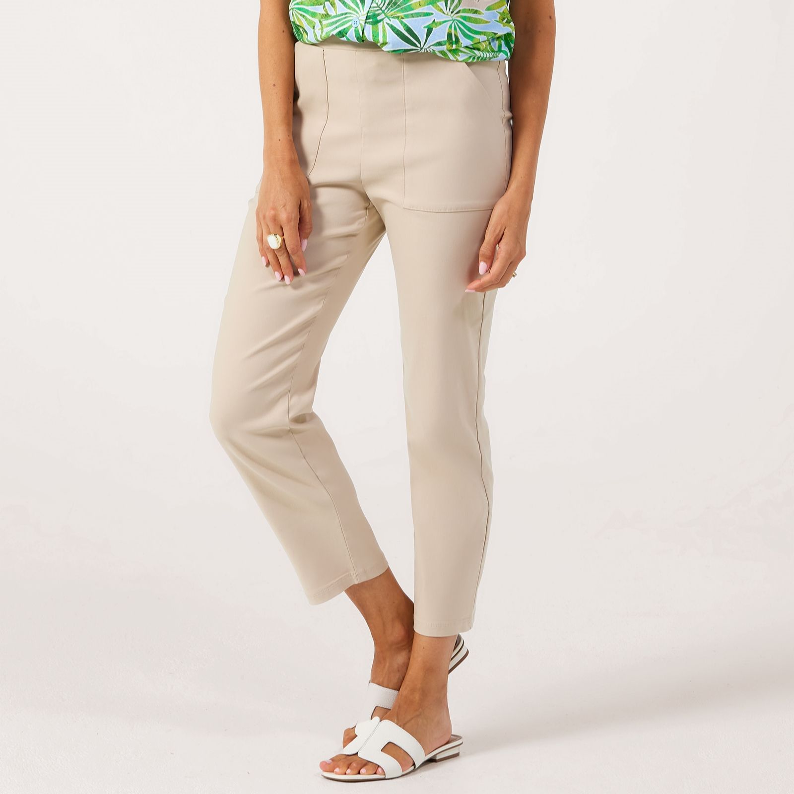 Kim & Co Soft Millenium Ankle Length Narrow Leg Trousers Standard Trousers