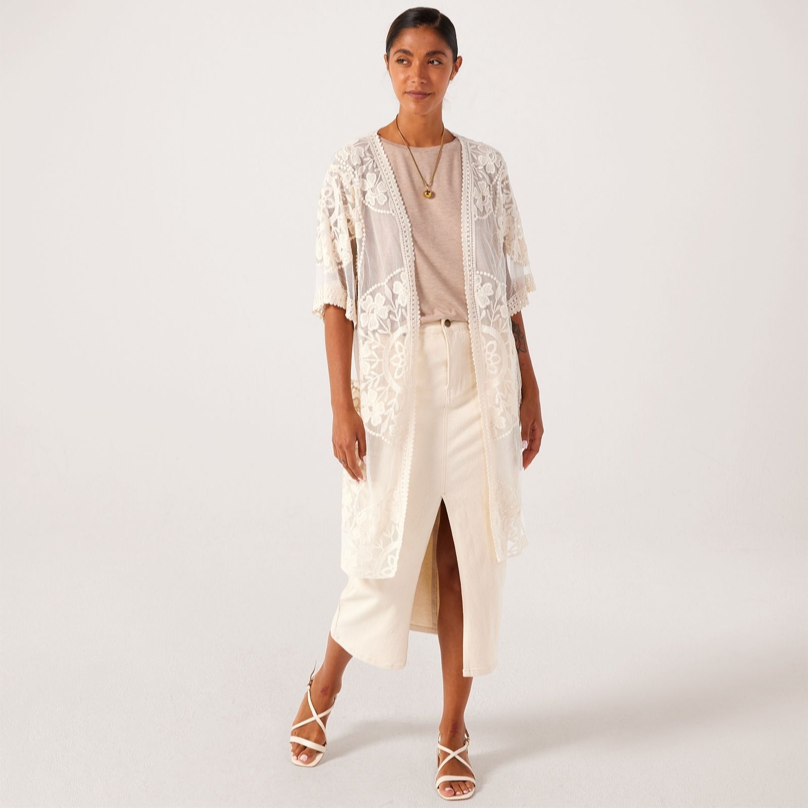 ICHI Bree Kaftan