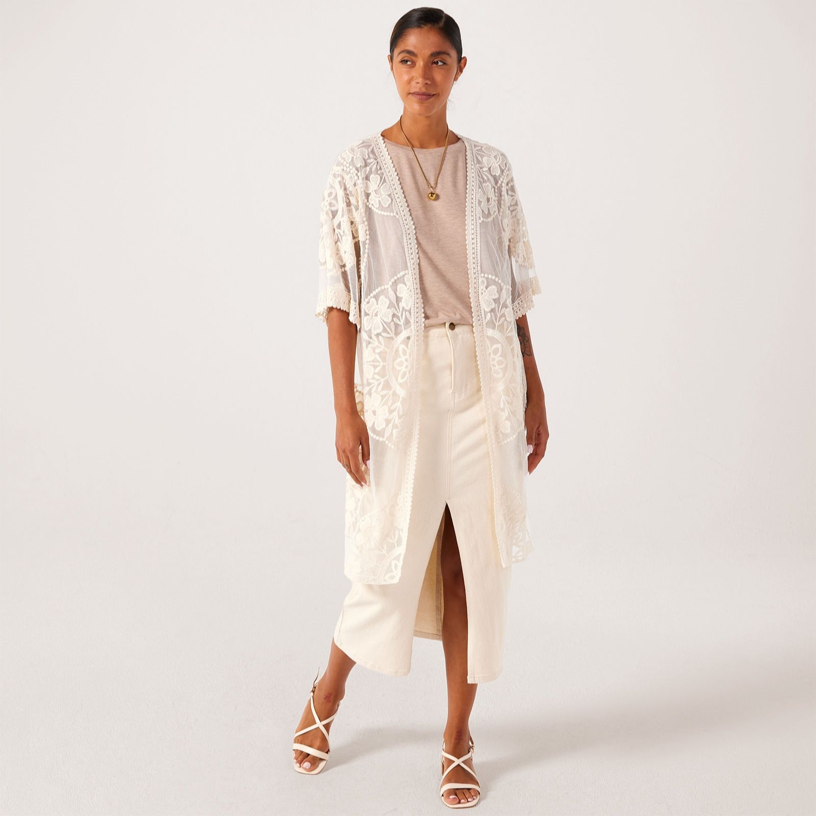 ICHI Bree Kaftan