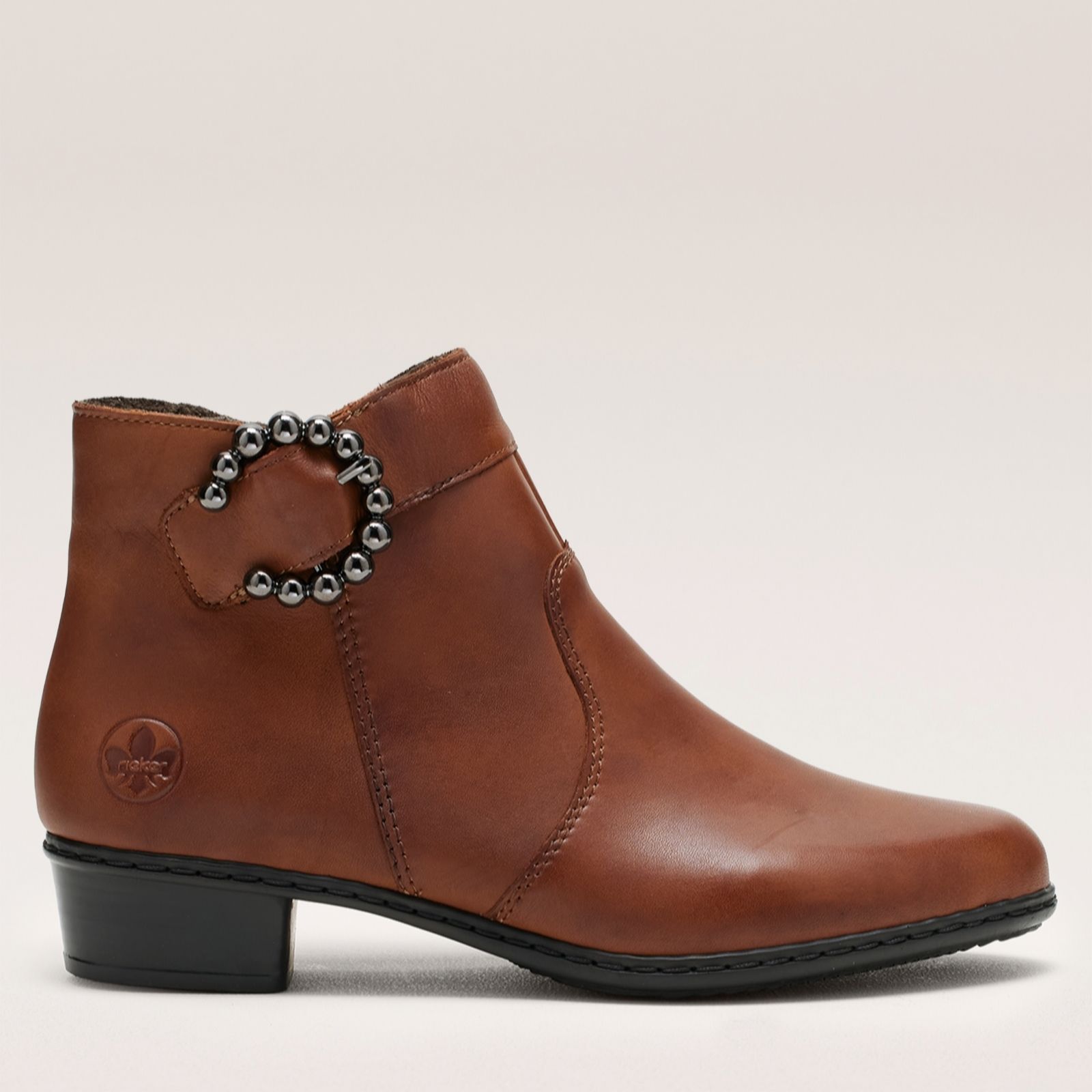 Rieker Round Buckle Boot