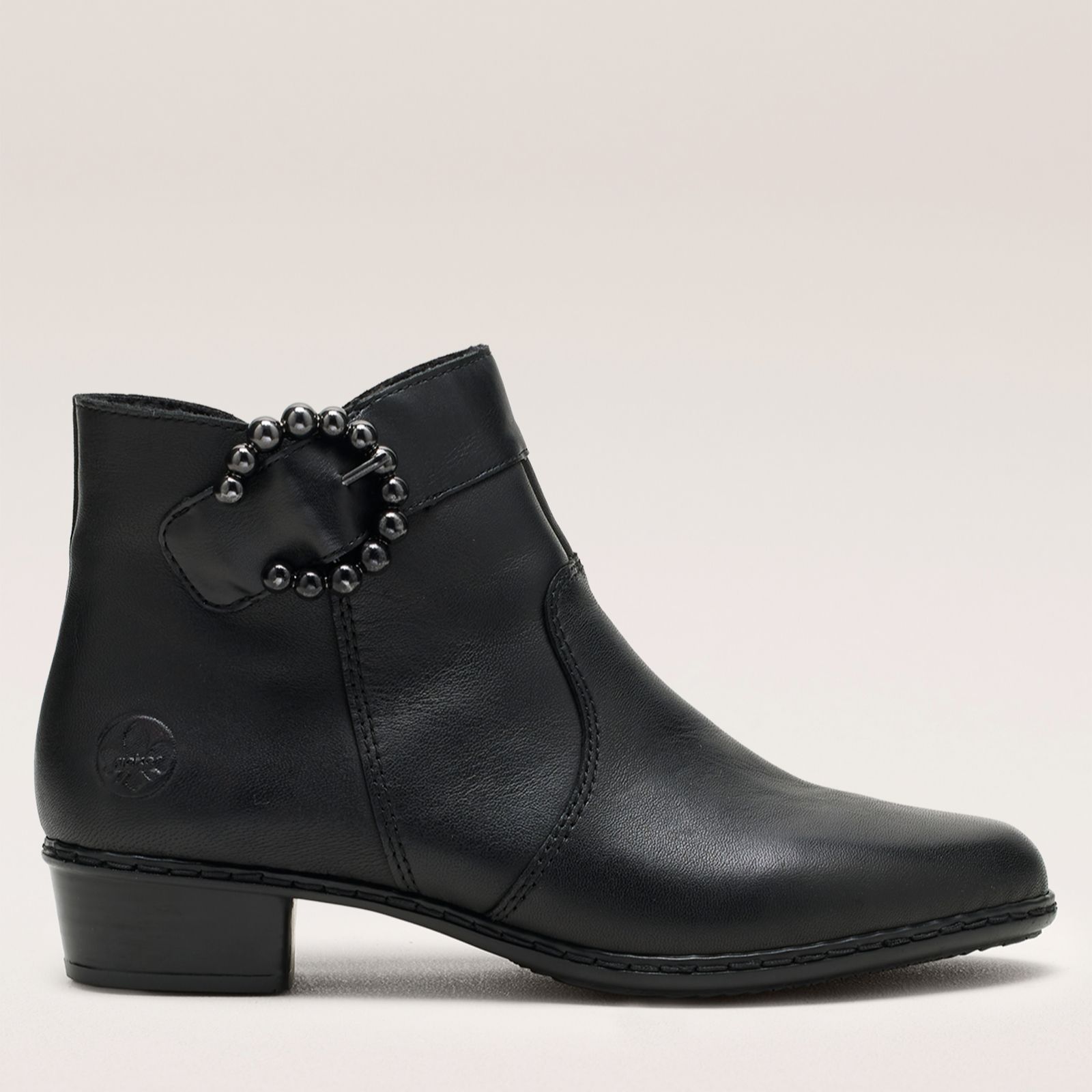 Rieker Round Buckle Boot