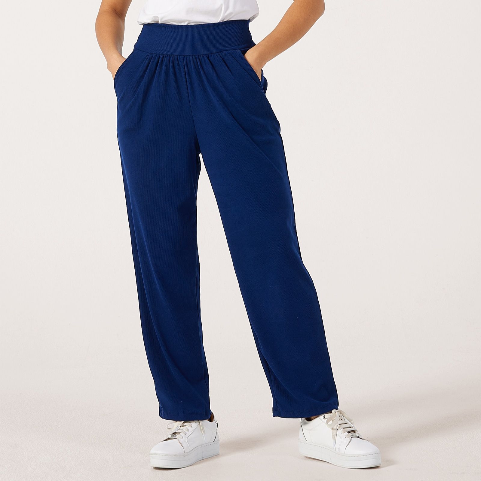 Kim & Co Rib Soft Touch Petite Wellness Trousers