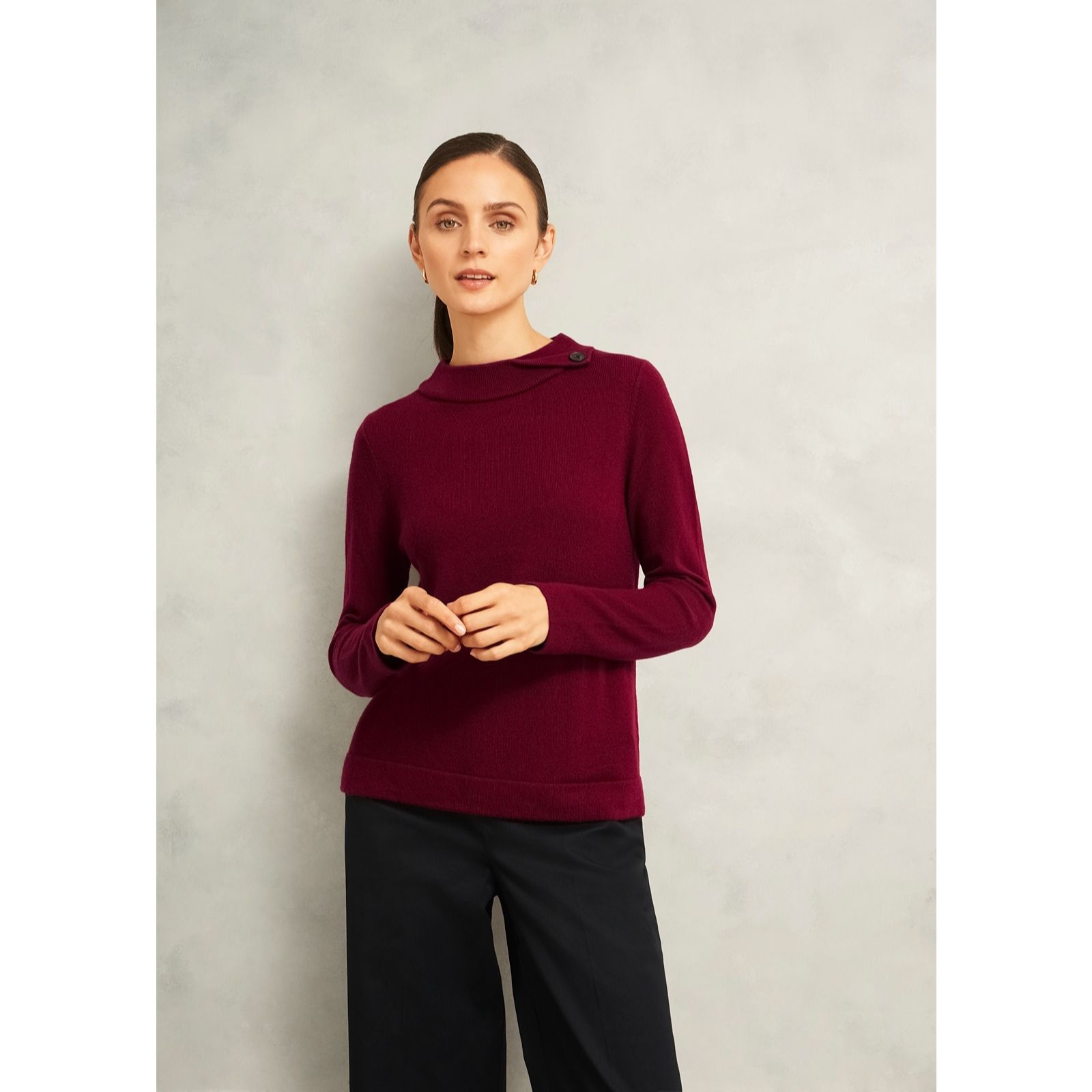 Hobbs London Talia Wool Blend Jumper