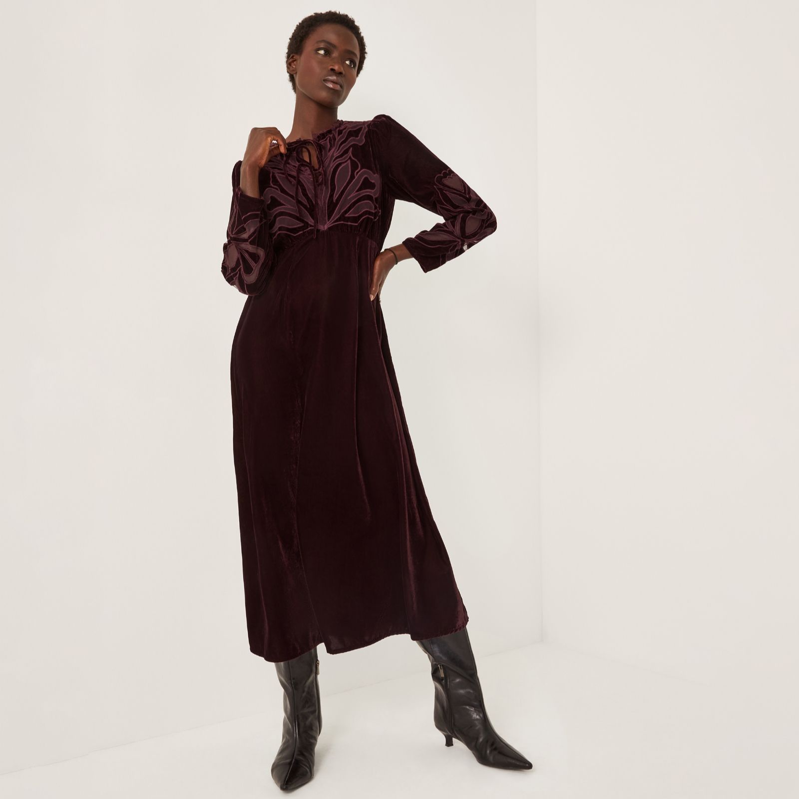 Monsoon Ezra Embroidered Dress