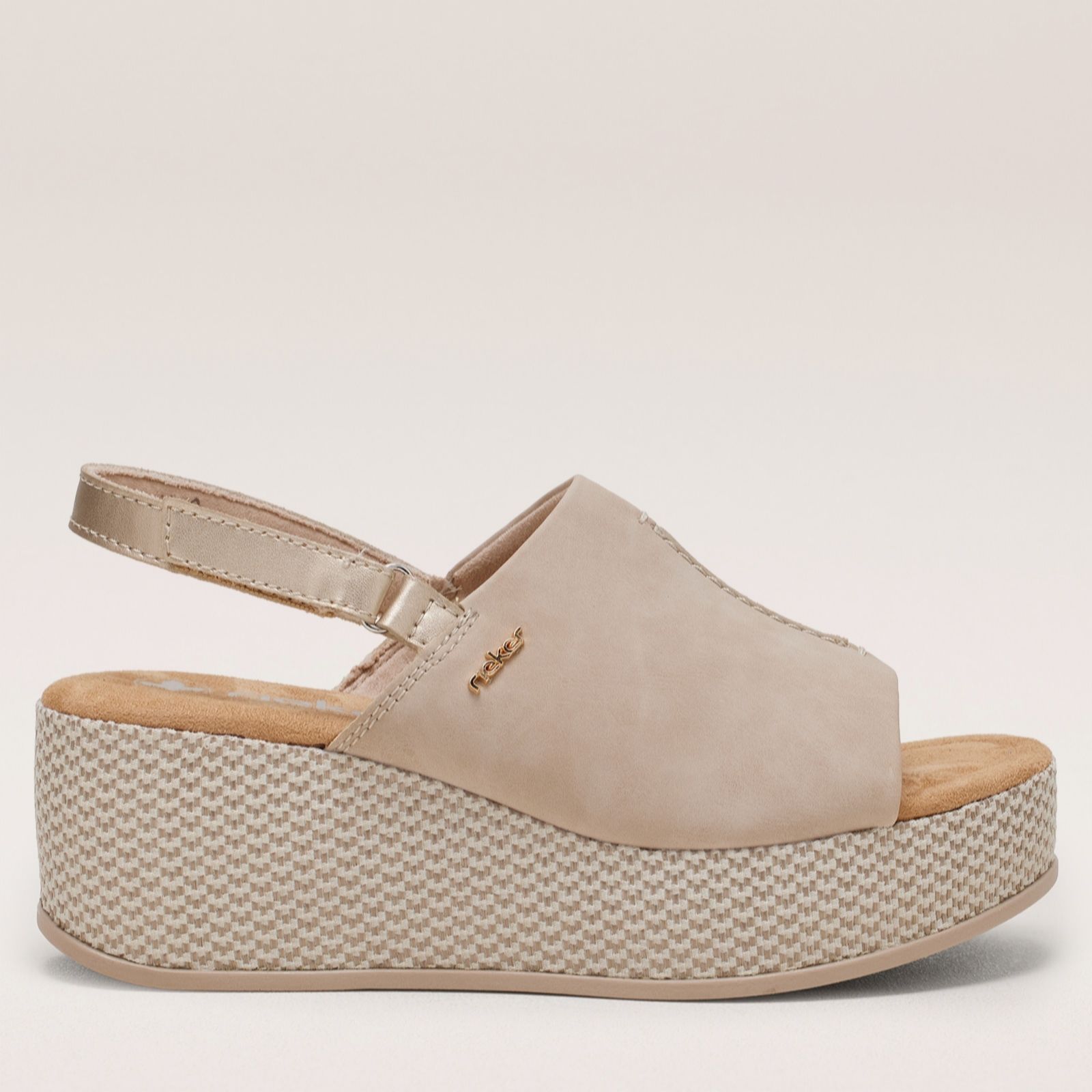 Rieker Mule Wedge Sandal