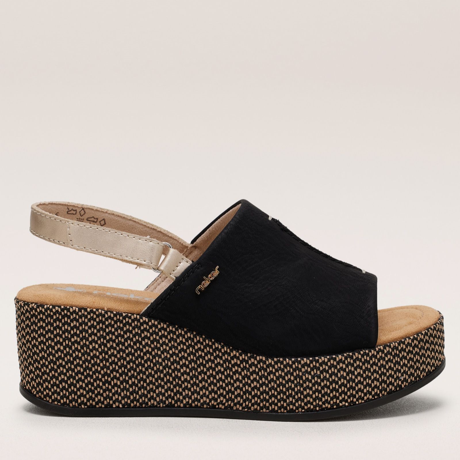 Rieker Mule Wedge Sandal