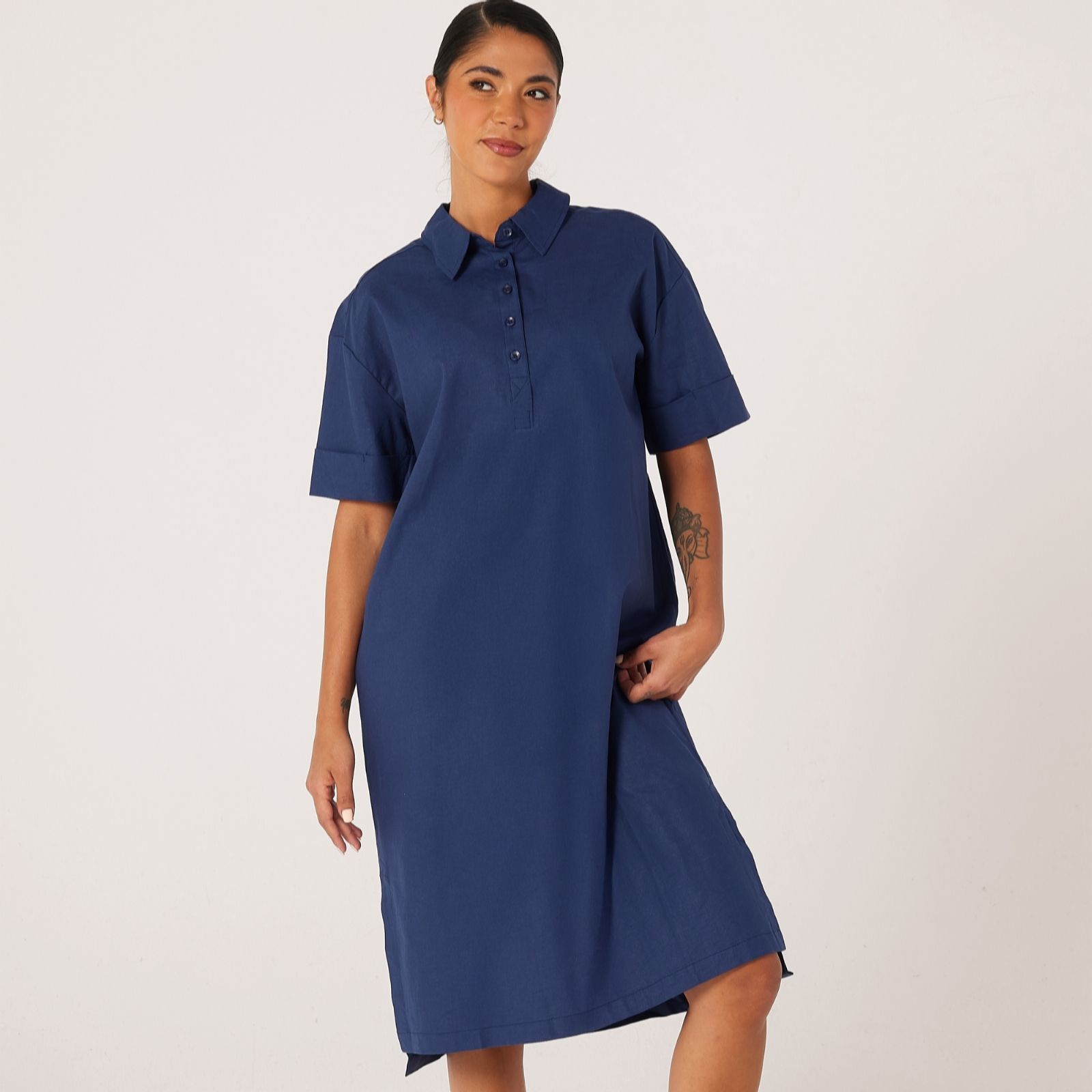 Ben de Lisi Linen Shirt Dress Standard