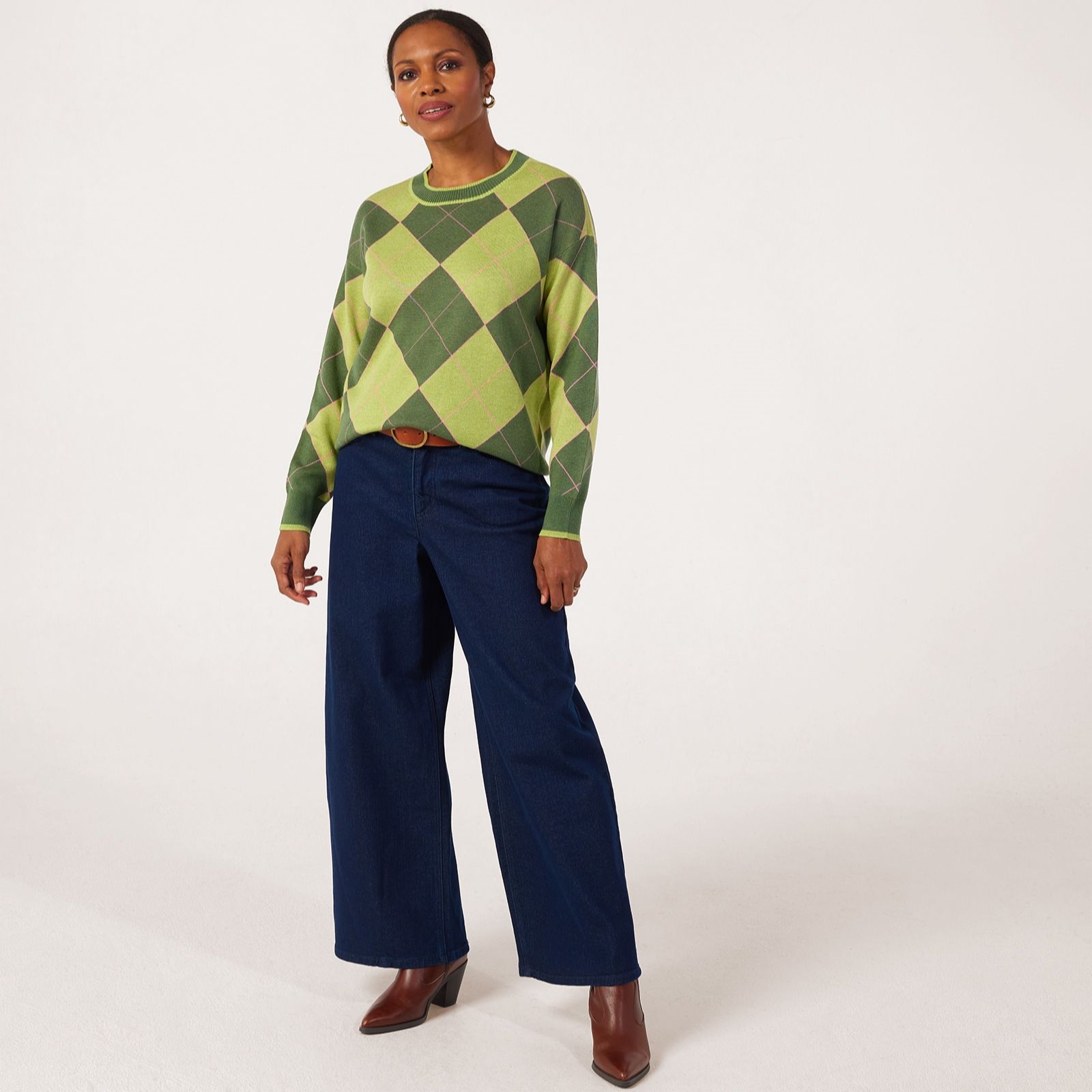 Ruth Langsford Argyle Pattern Jumper