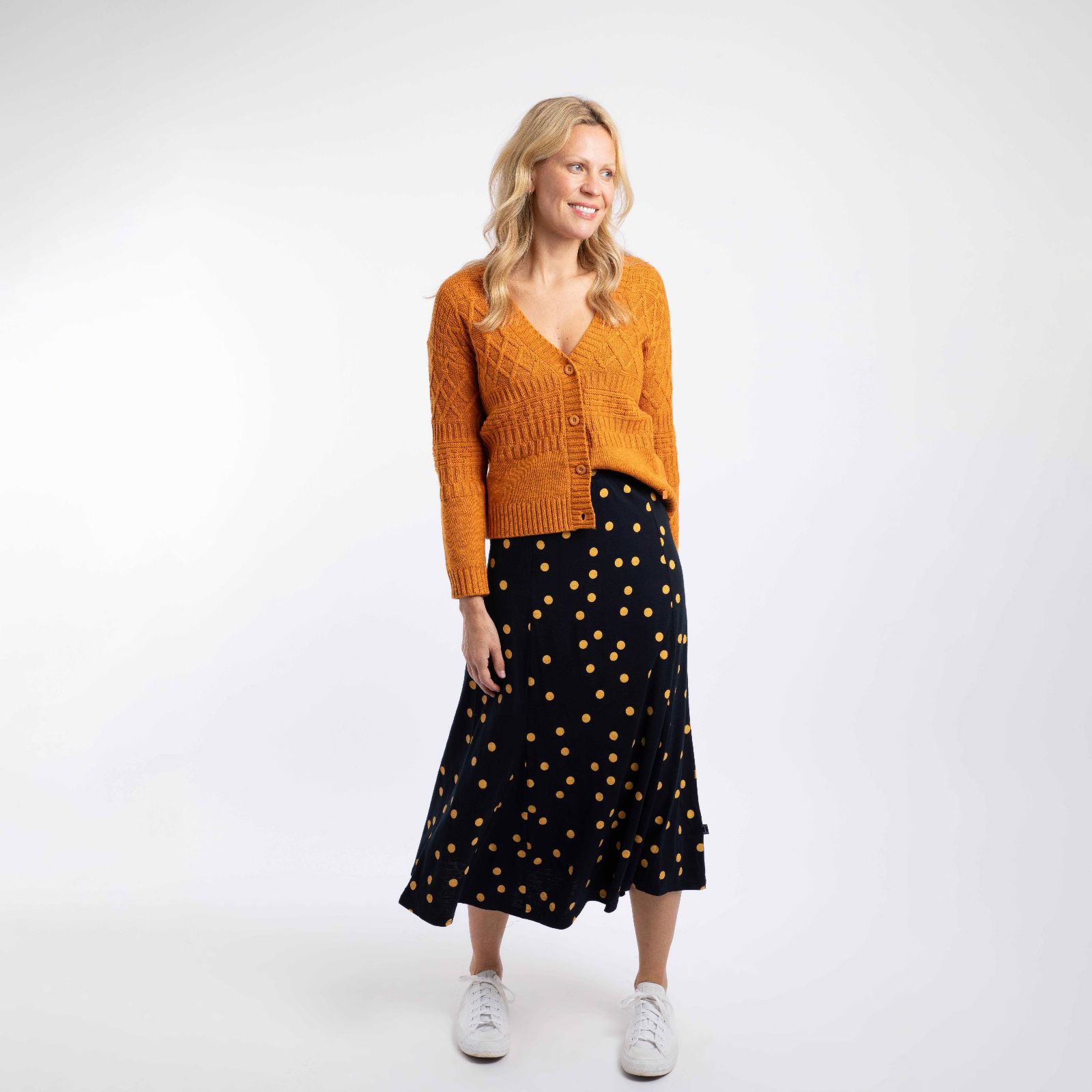 Weird Fish Amiens Mixed Stitch Outfitter Cardigan