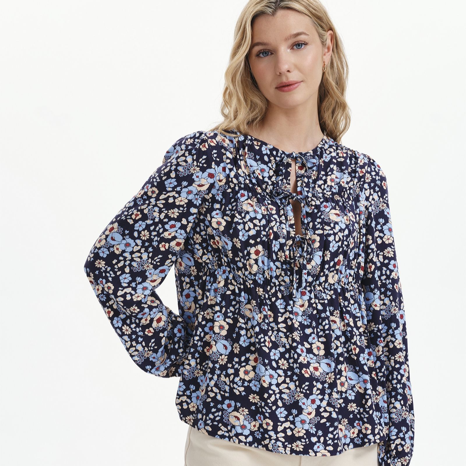 Finery London Roisin Printed Floral Blouse