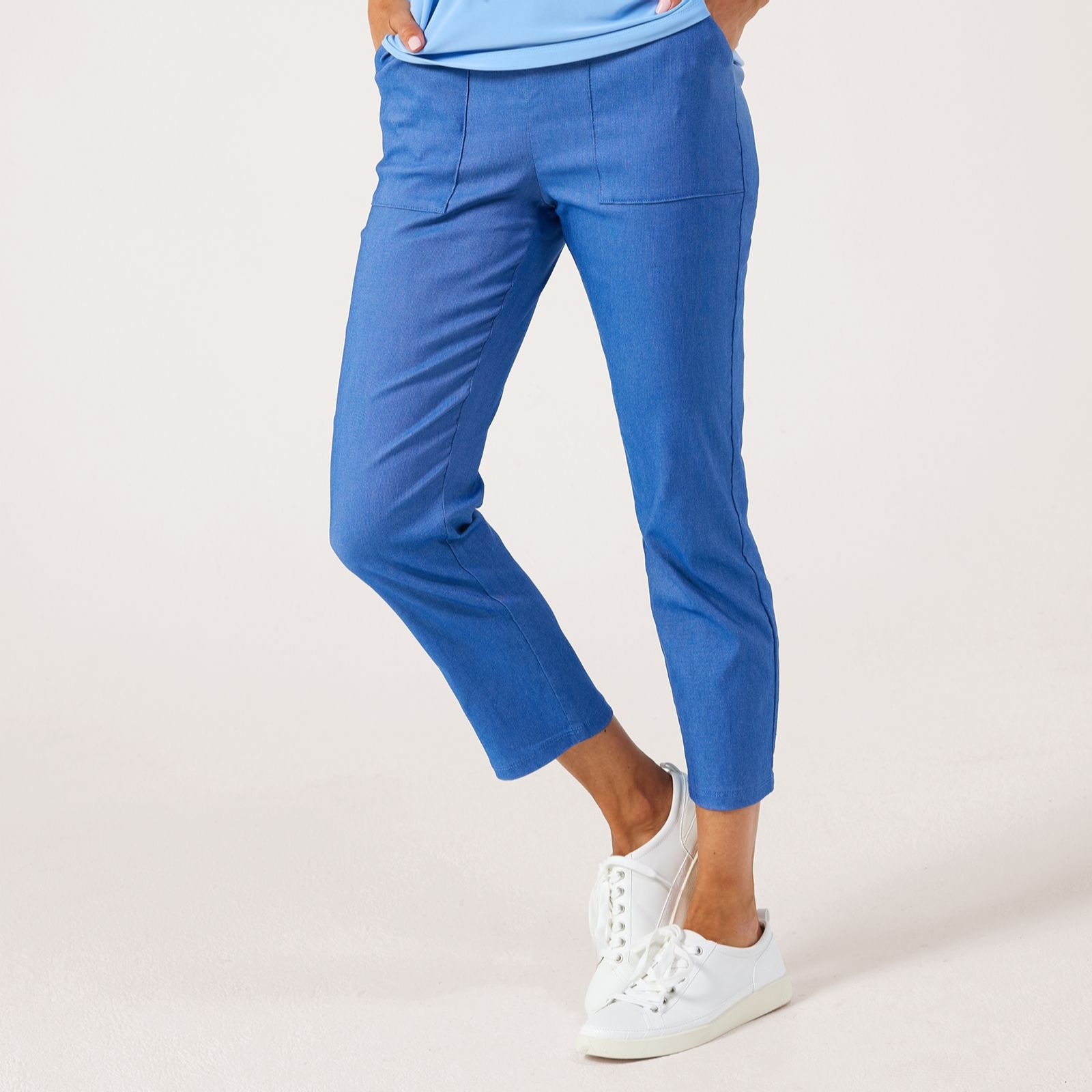 Kim & Co Soft Millenium Ankle Length Narrow Leg Trousers Petite Trousers