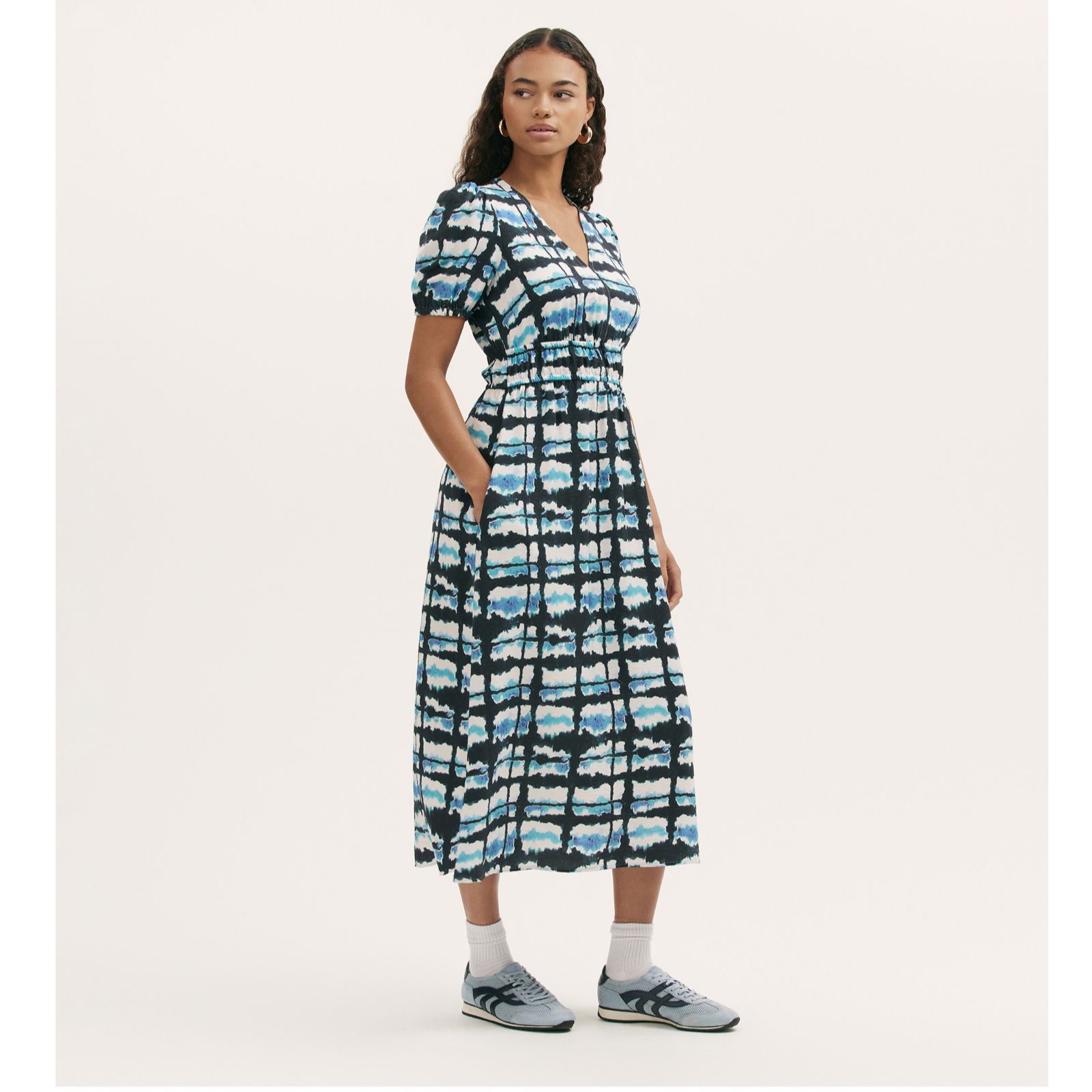 Finery London Katerina Printed Midi Dress